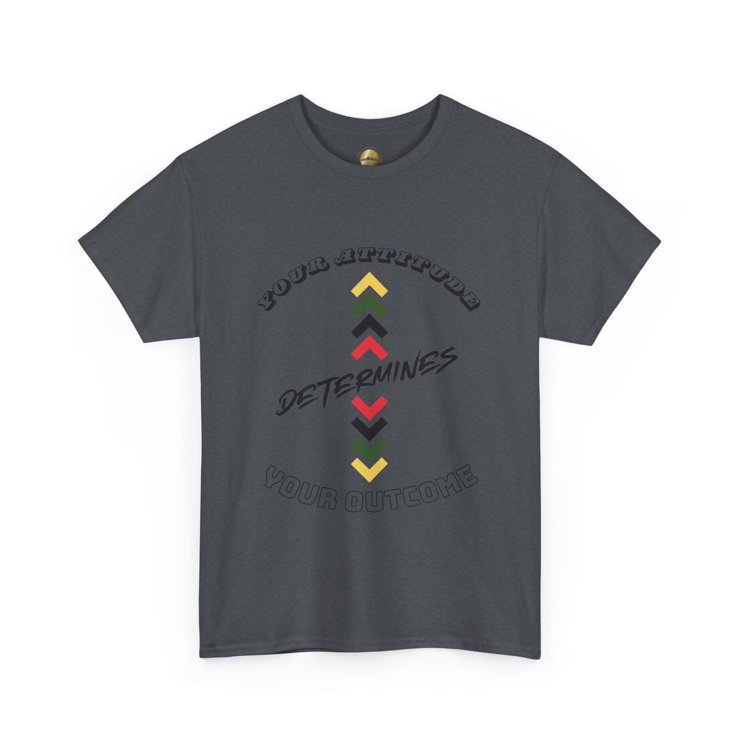 Your Attitude Determines Your Outcome - Heavy Cotton Tee