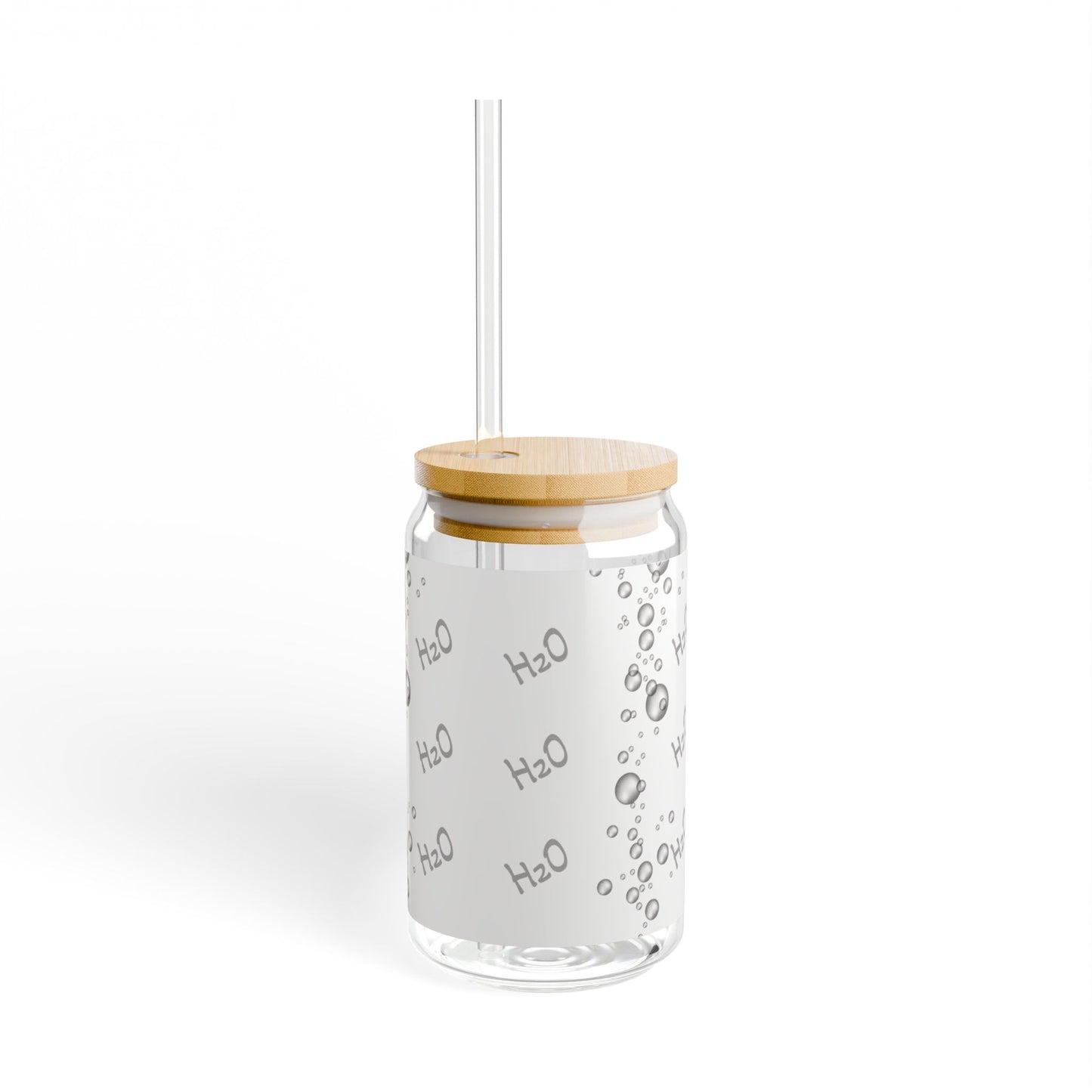 Water Drops, H2O - Sipper Glass - 16oz