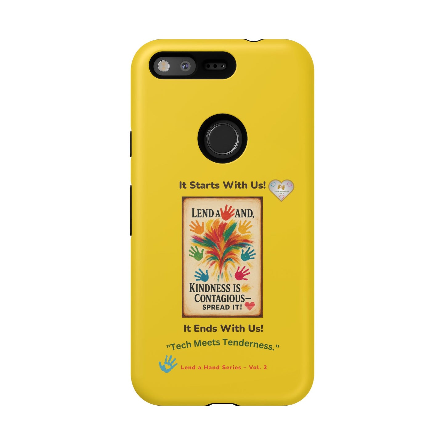 Lend a Hand, Lift a Heart - Phone Case Google Pixel Vol. 2 | "Tech Meets Tenderness."