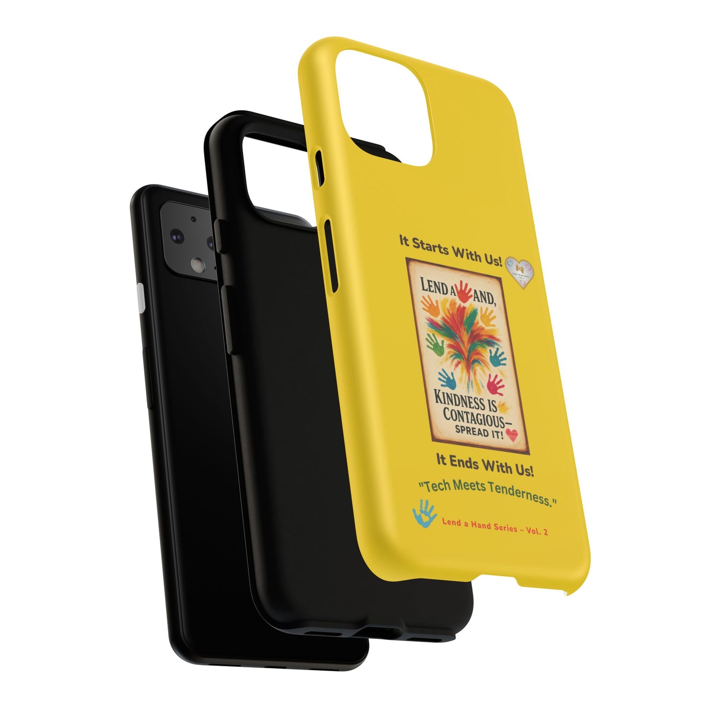 Lend a Hand, Lift a Heart - Phone Case Google Pixel Vol. 2 | "Tech Meets Tenderness."