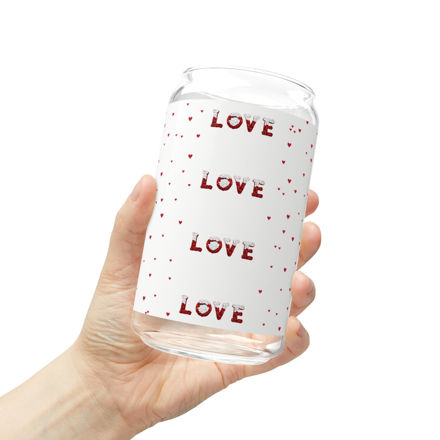 Love - Sipper Glass, 16oz