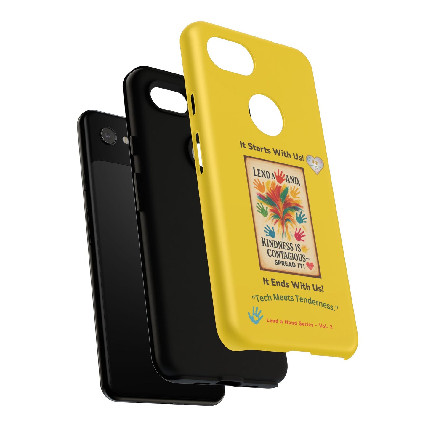 Lend a Hand, Lift a Heart - Phone Case Google Pixel Vol. 2 | "Tech Meets Tenderness."