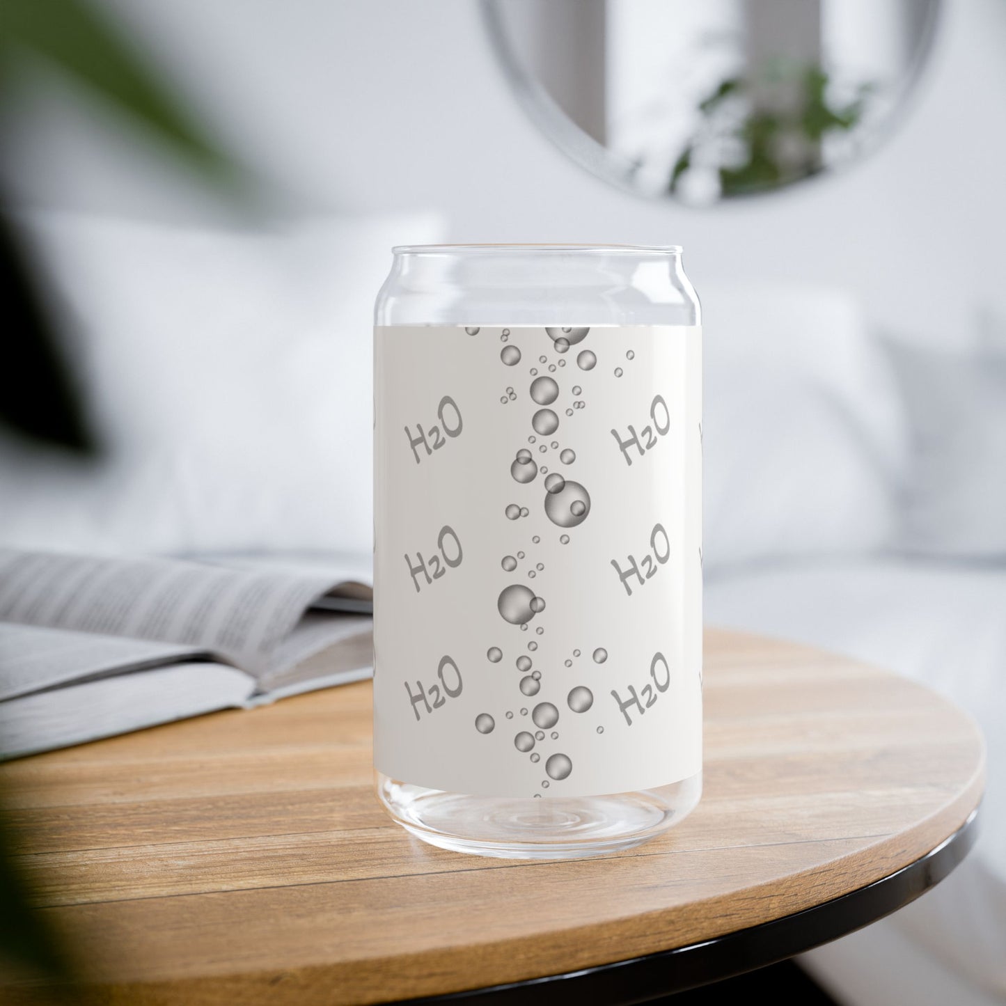 Water Drops, H2O - Sipper Glass - 16oz