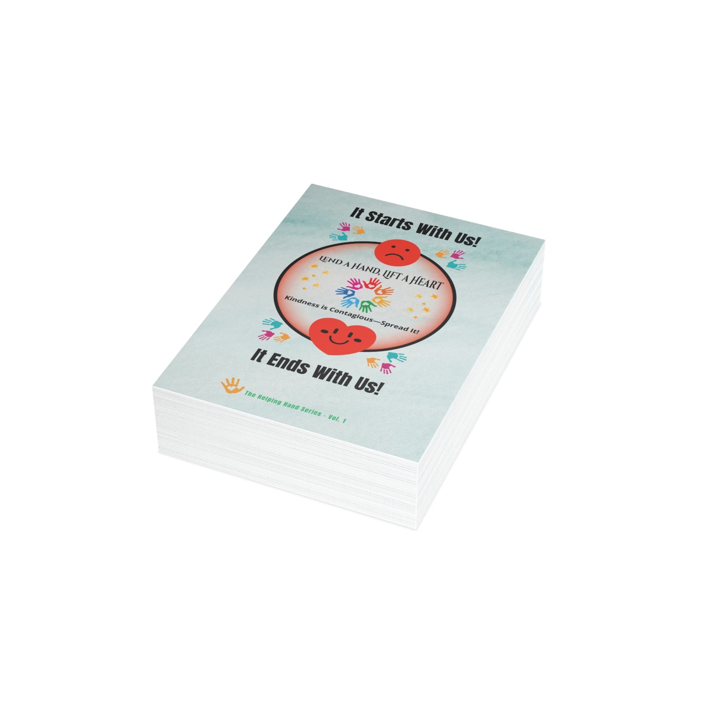 Lend a Hand, Lift a Heart Vol. 1 | Postcards - Vertical