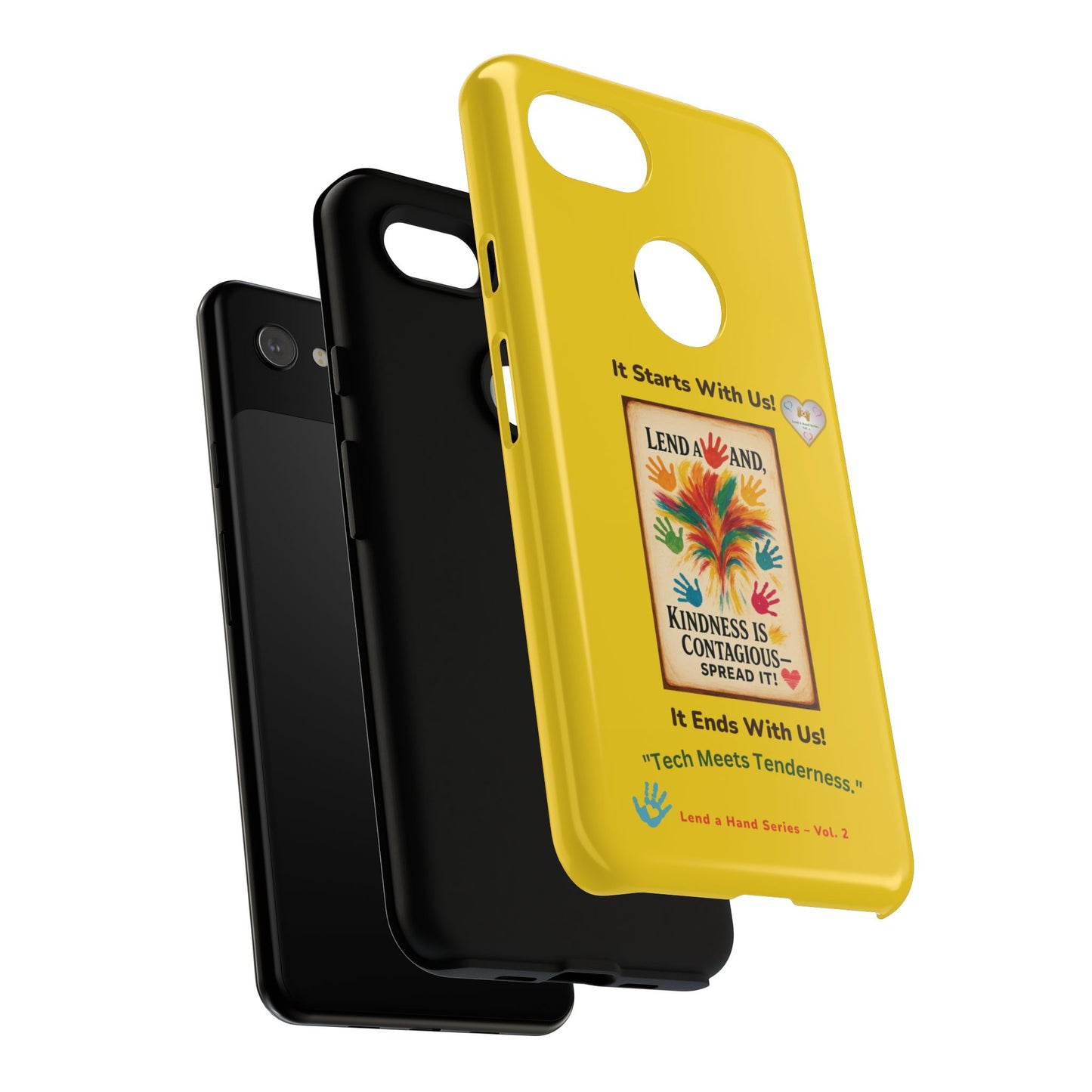Lend a Hand, Lift a Heart - Phone Case Google Pixel Vol. 2 | "Tech Meets Tenderness."