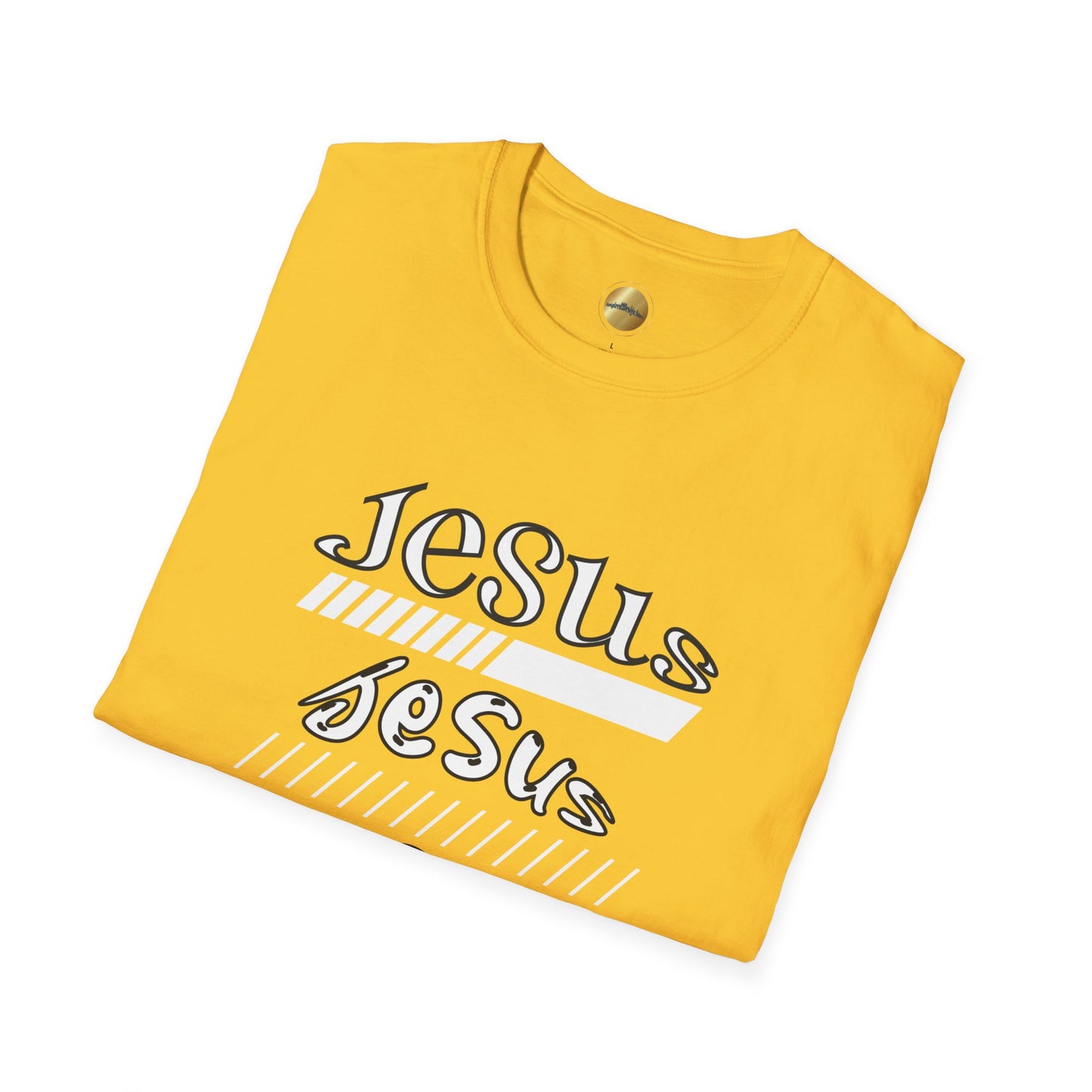 Jesus, Jesus, Jesus - 100% Cotton, Lightweight Fabric, Classic Fit, Crew Neckline