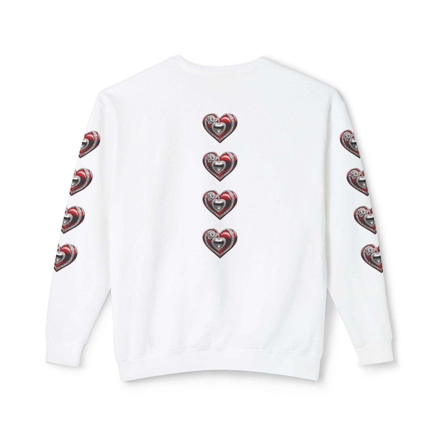 Heart Beat - Lightweight Crewneck Sweatshirt