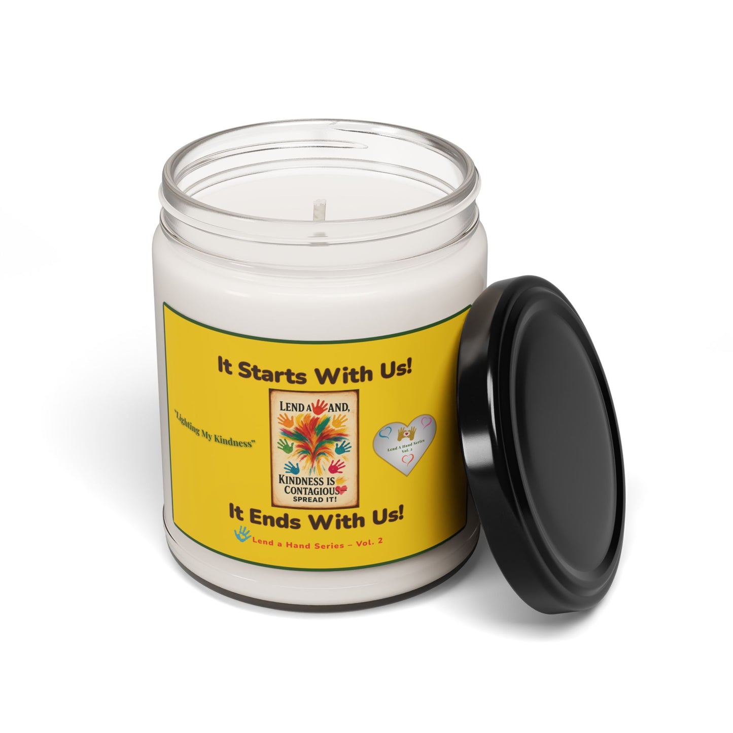 Lend a Hand, Lift a Heart – Soy Candle Vol. 2 | "Kindness Lights the Way"