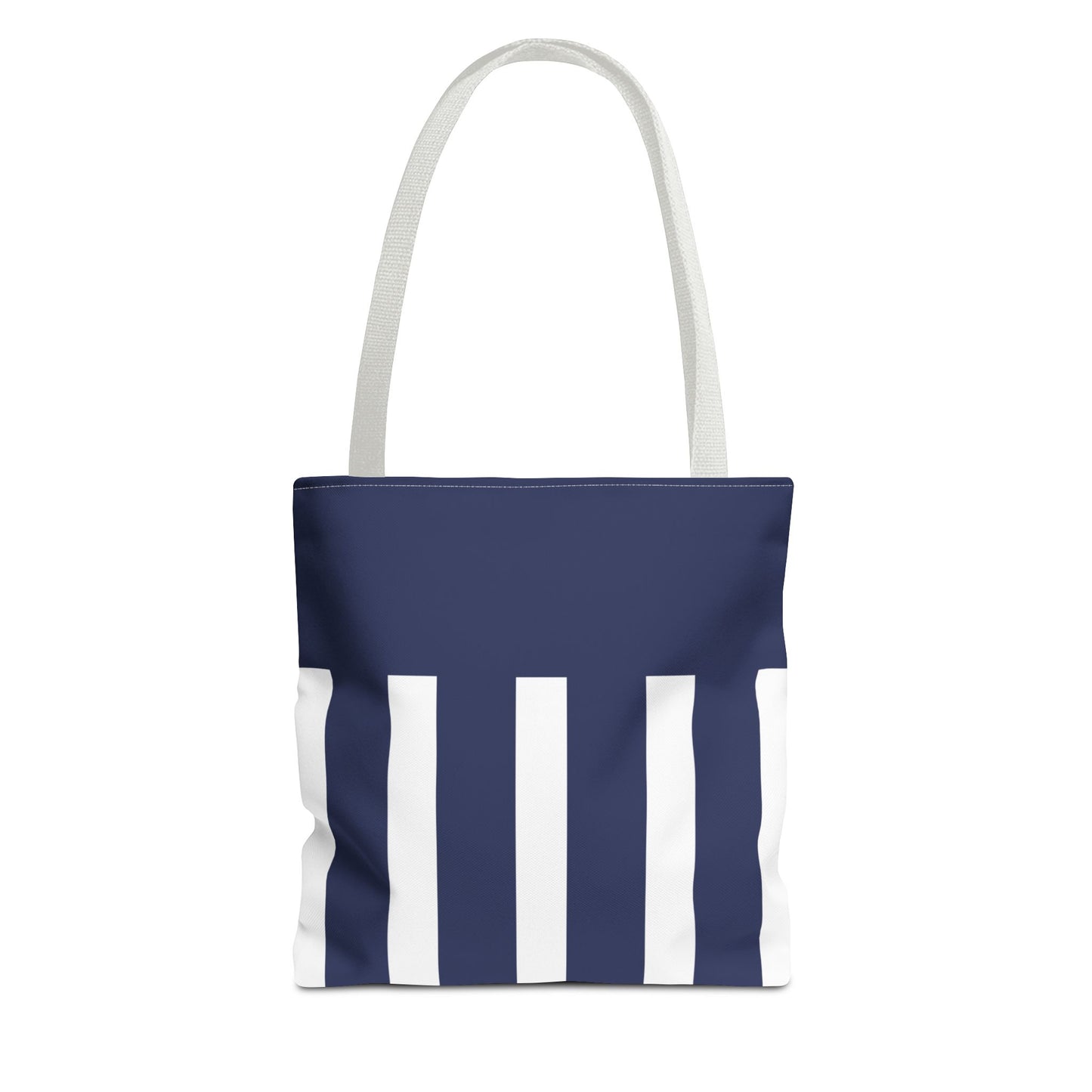 La Strie (navy & white) - Tote Bag - Stylish Beach Vibes for Every Occasion!