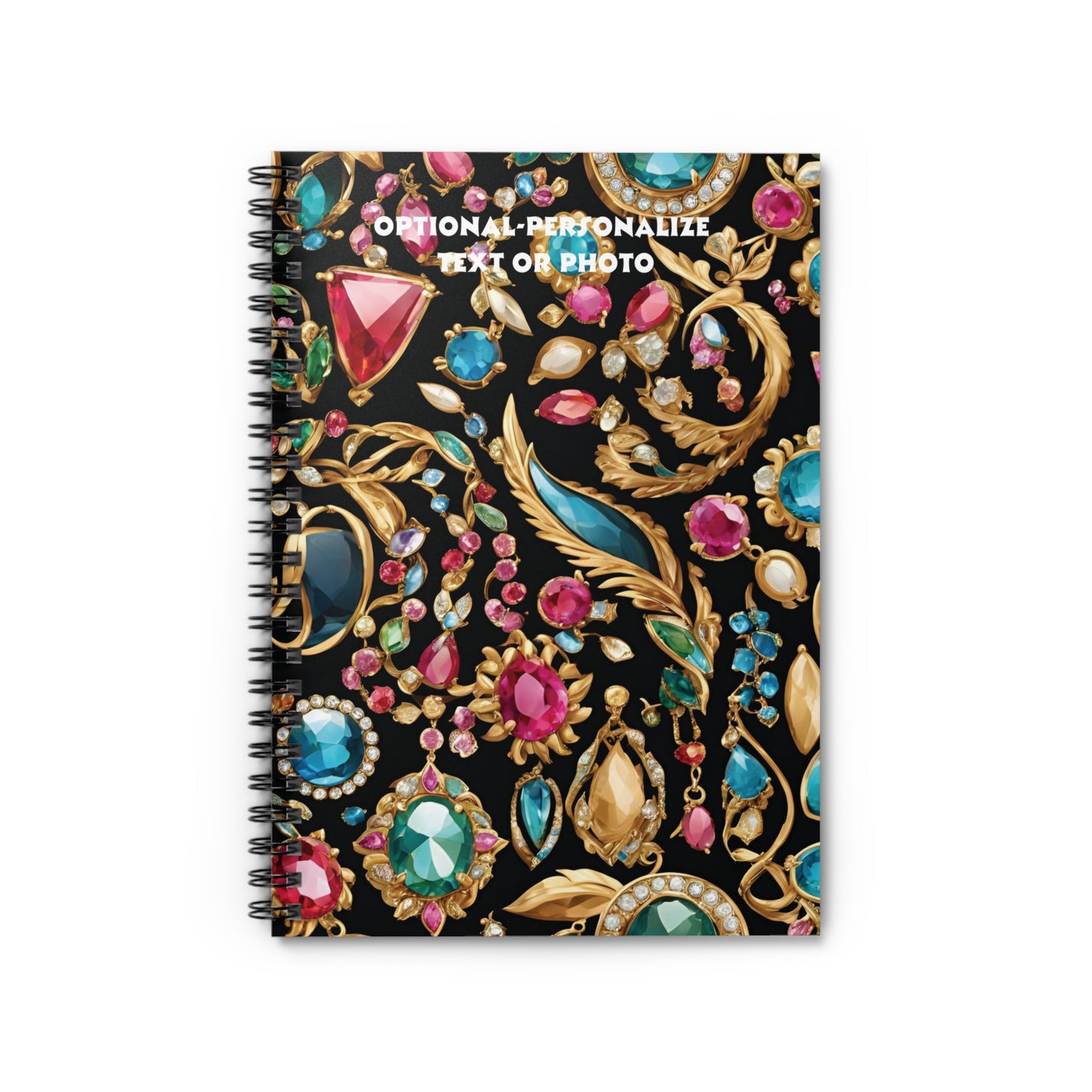 Jewel-Toned - Personalized Spiral Notebook