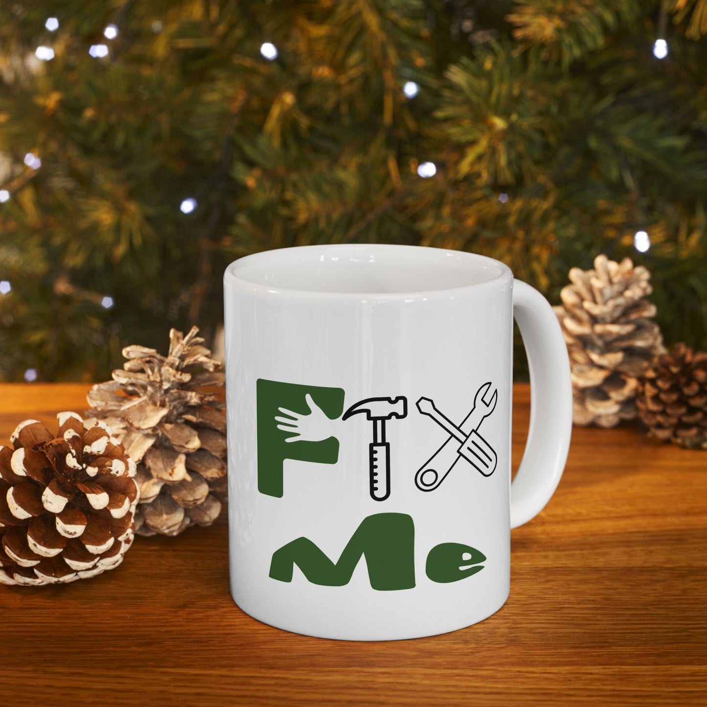 Fix Me (green) - Ceramic Mug