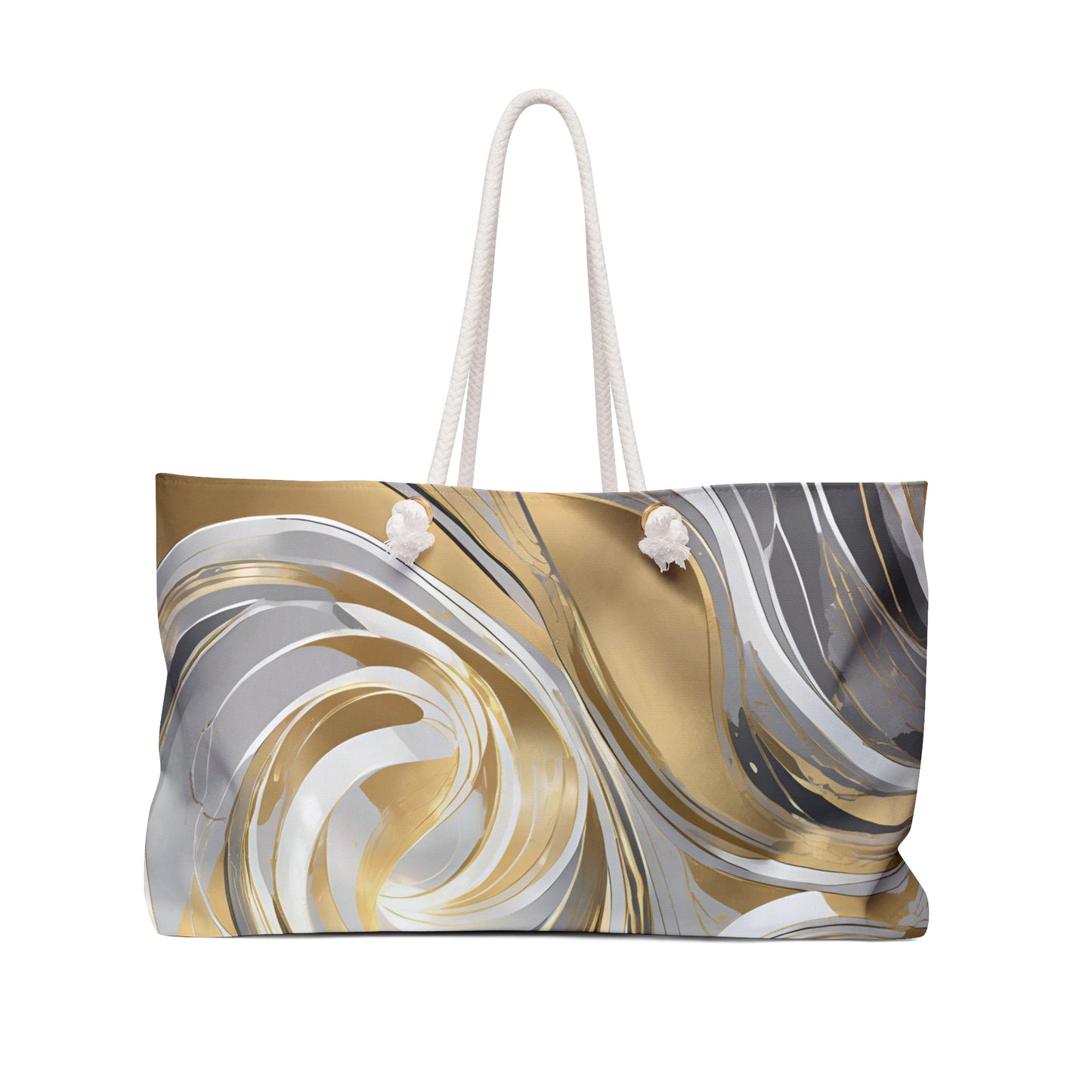 Golden Swirls - Weekender Bag for Travel & Special Occasions