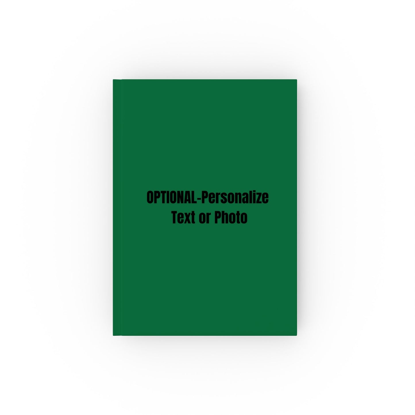 Make-It-Your Own (dark green) | Personalized Hard Backed Journal