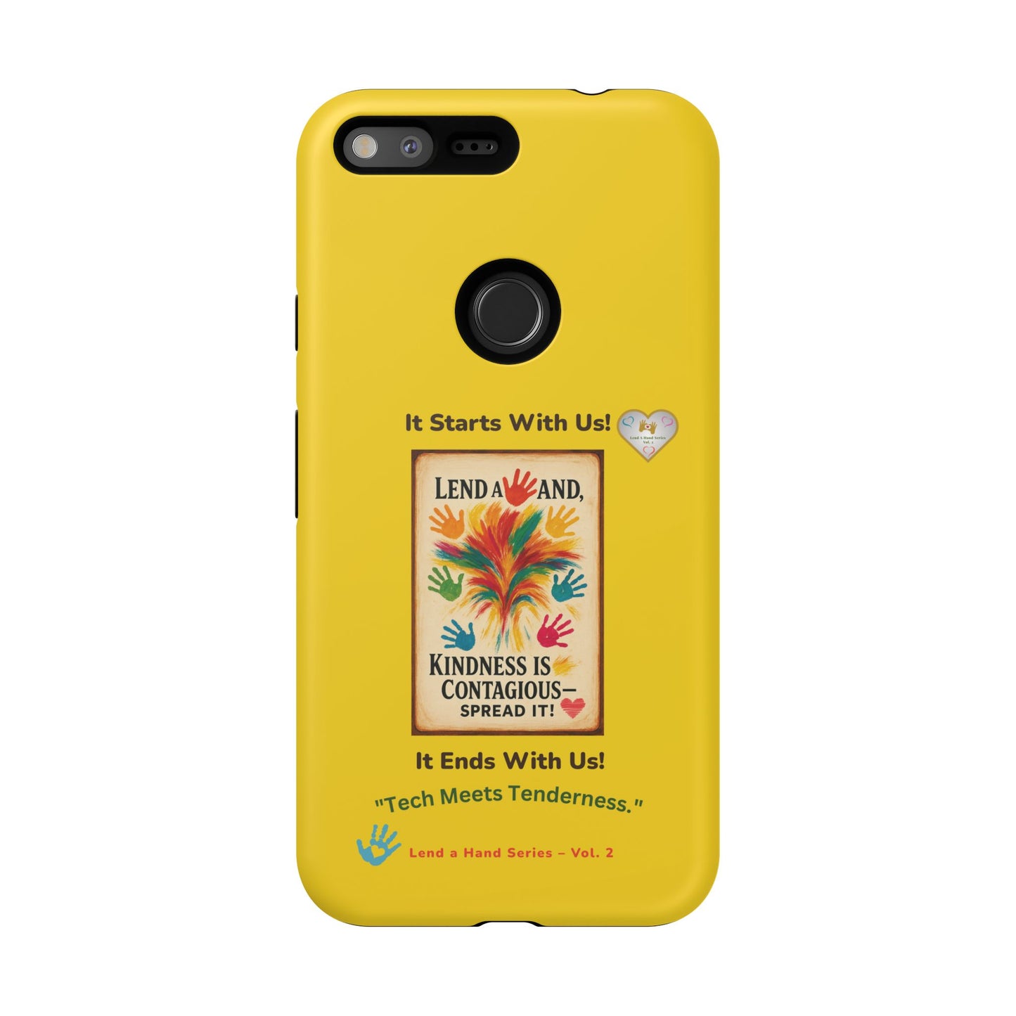 Lend a Hand, Lift a Heart - Phone Case Google Pixel Vol. 2 | "Tech Meets Tenderness."