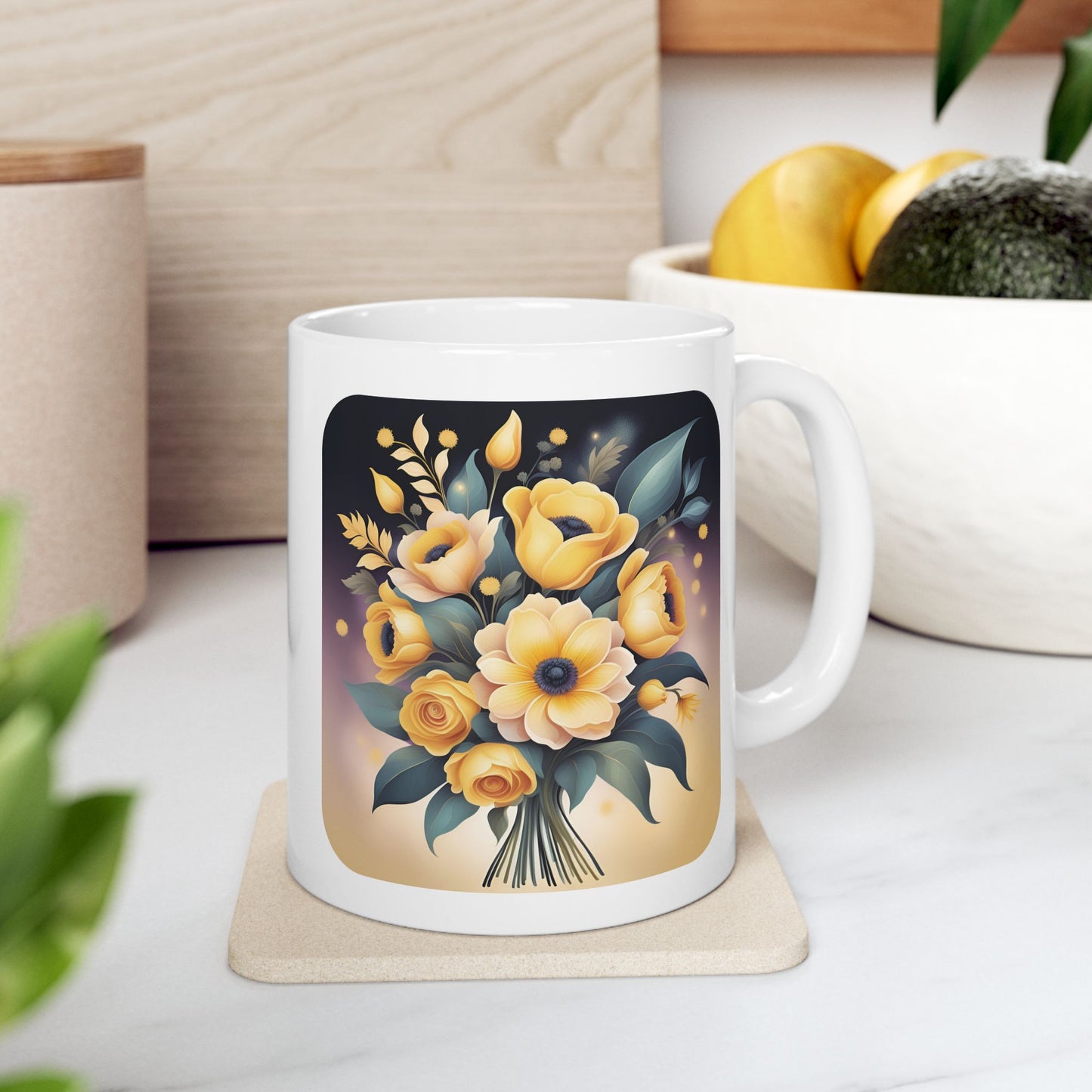 Floral Delight - Ceramic Mug