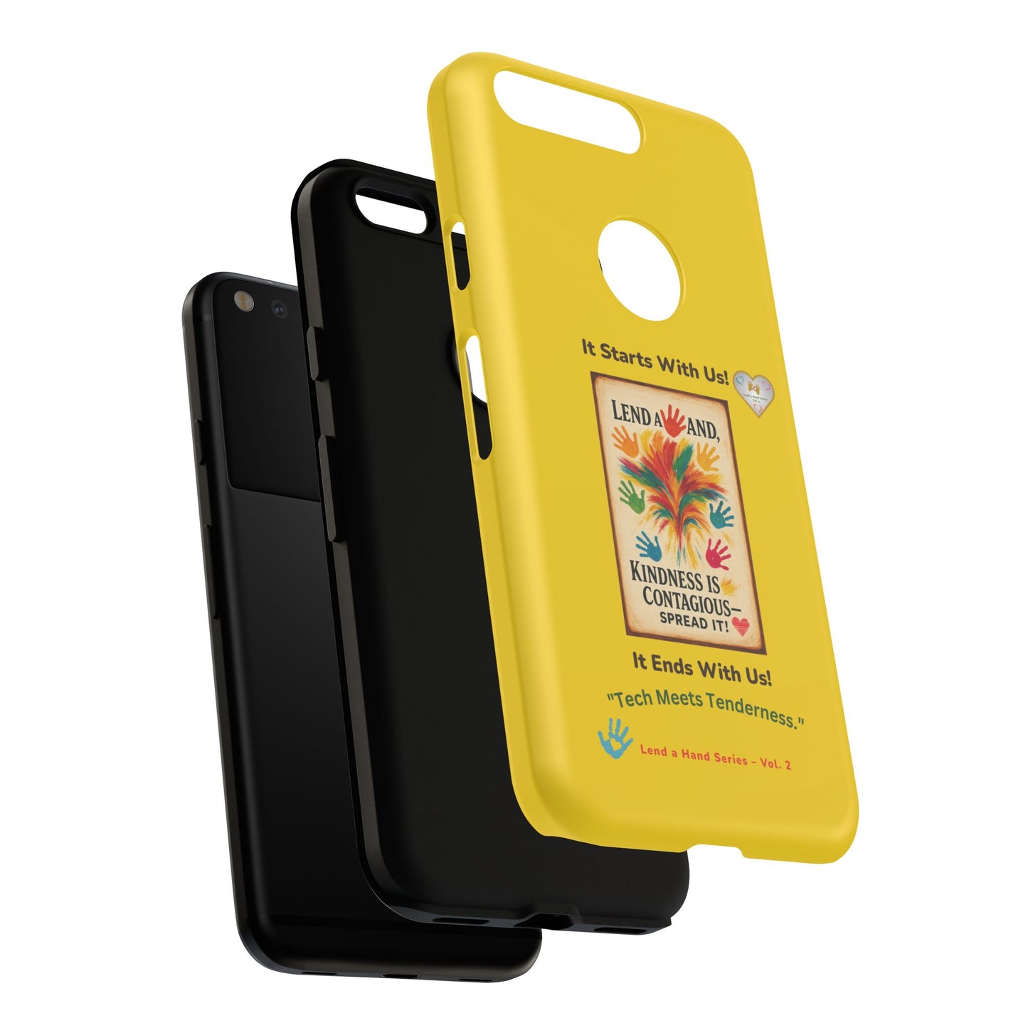 Lend a Hand, Lift a Heart - Phone Case Google Pixel Vol. 2 | "Tech Meets Tenderness."