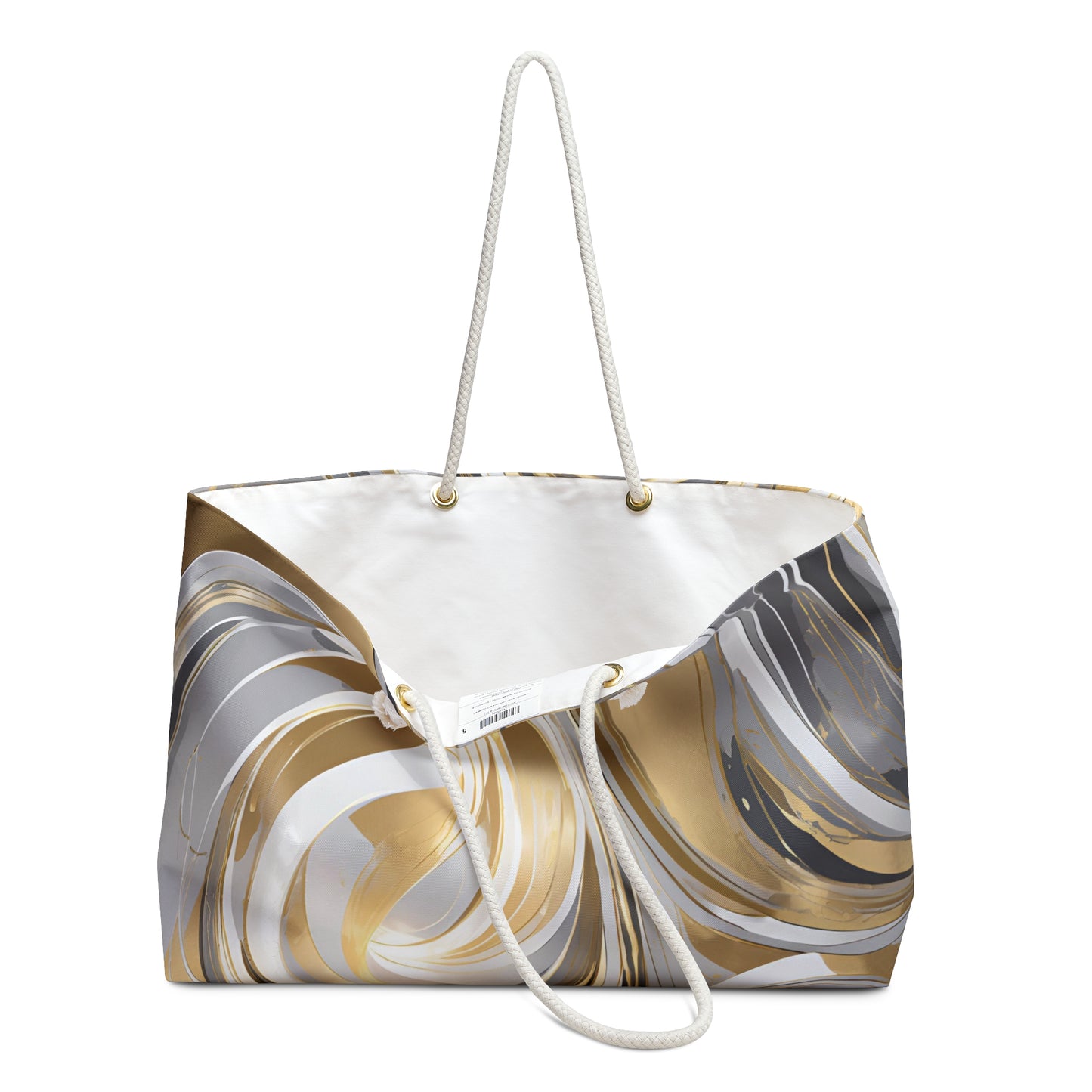 Golden Swirls - Weekender Bag for Travel & Special Occasions