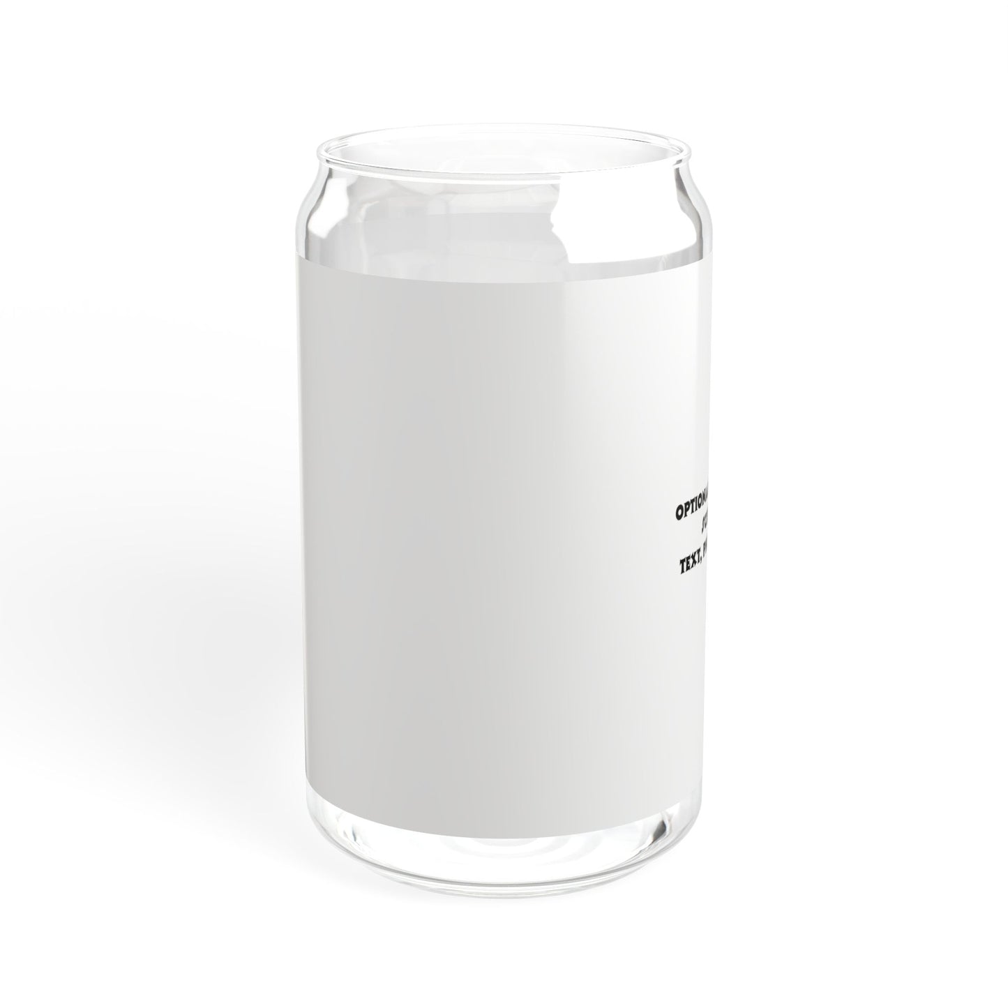 Personalized (frost look) - 16oz Sipper Glass with Bamboo Lid - Customizable Drinkware for Every Occasion