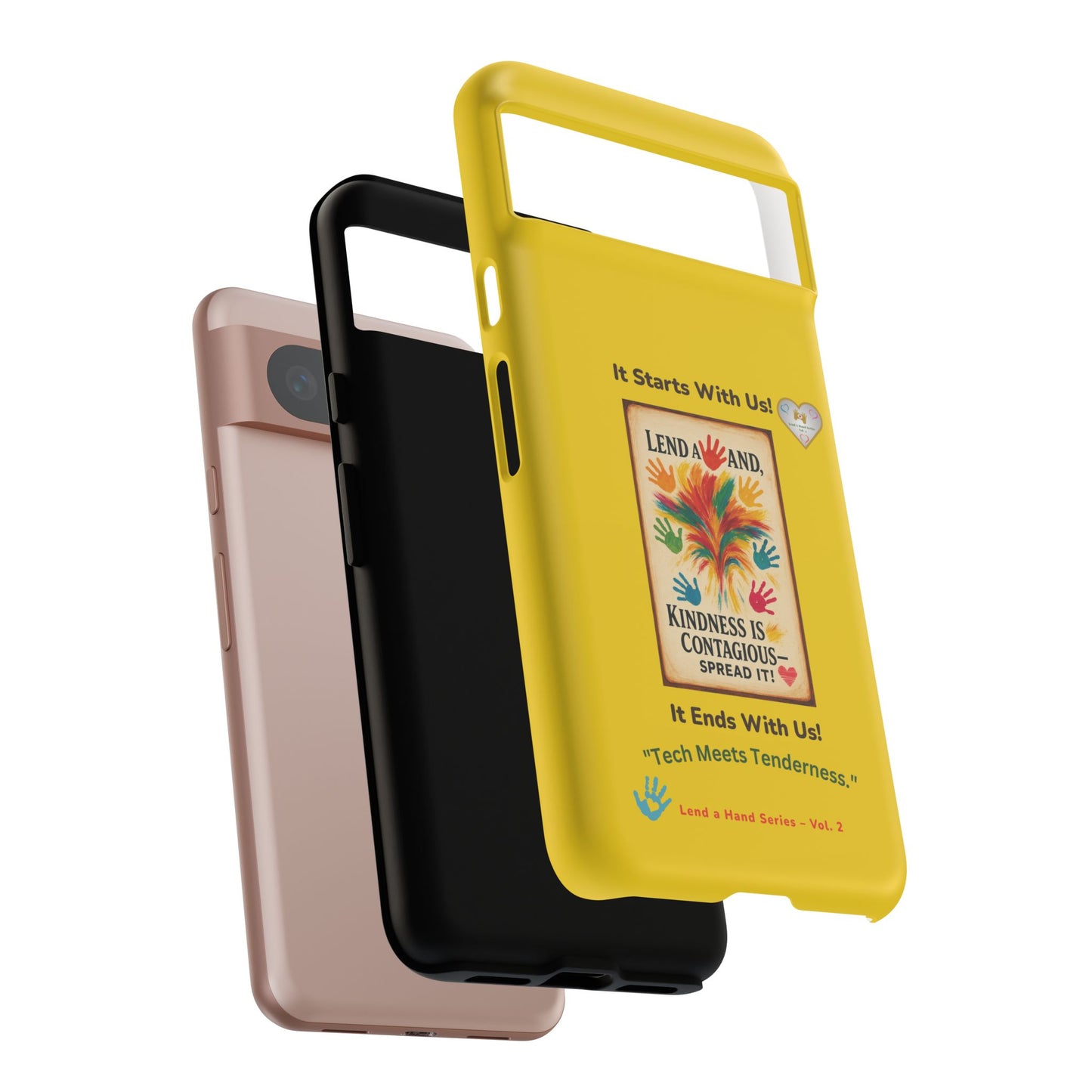 Lend a Hand, Lift a Heart - Phone Case Google Pixel Vol. 2 | "Tech Meets Tenderness."