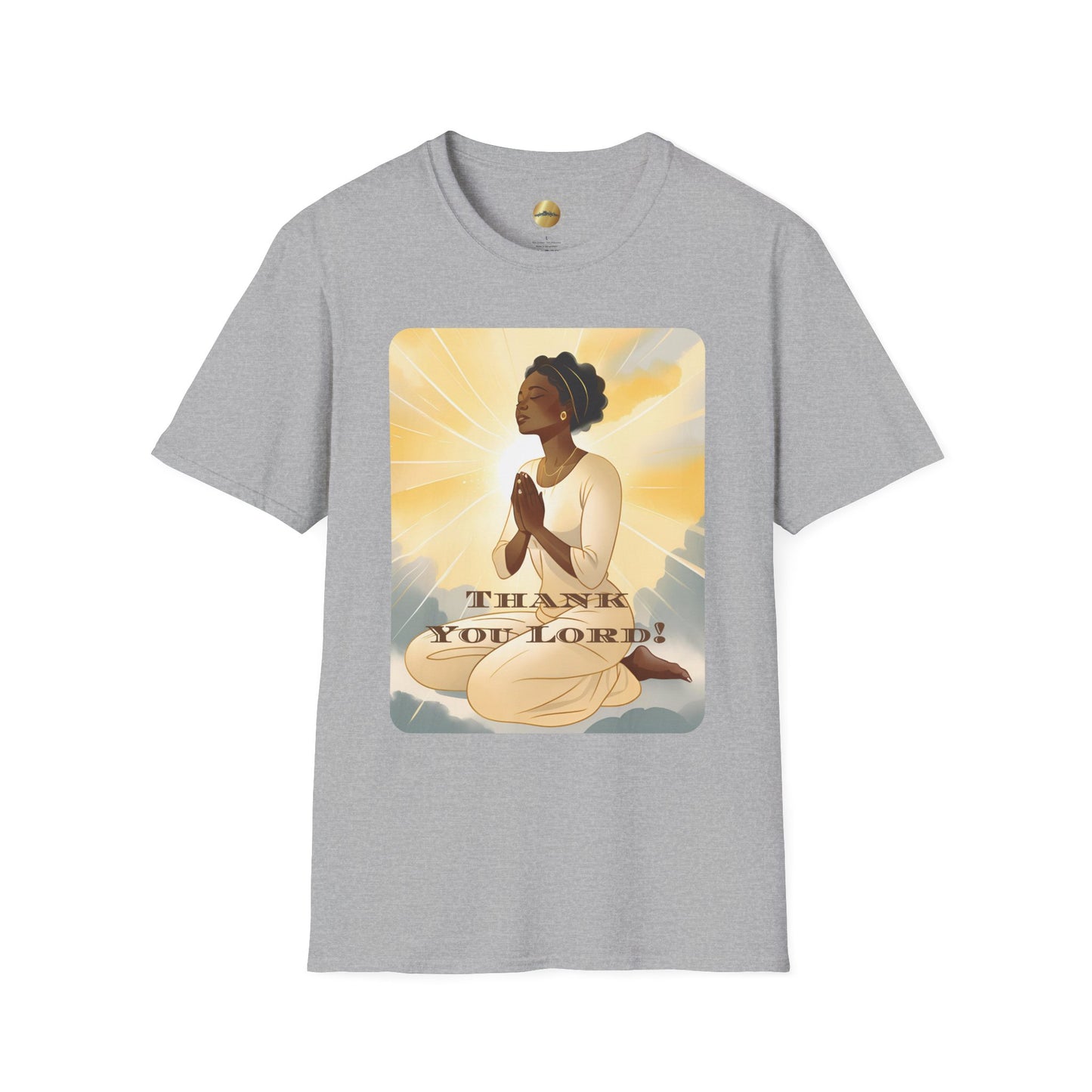 Thank You Lord - Unisex Softstyle T-Shirt - Inspirational Prayer Tee