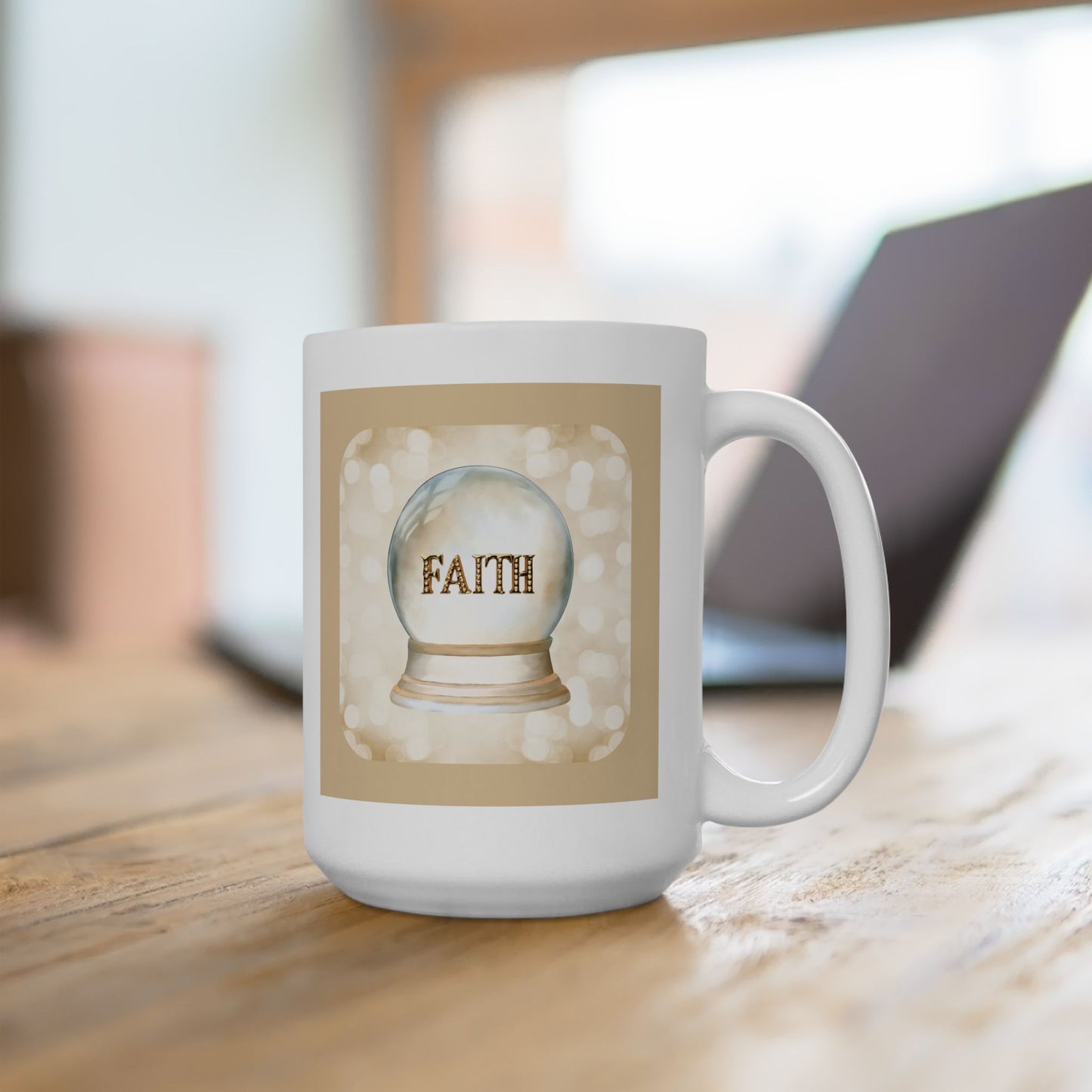 Faith - Inspirational Ceramic Mug - 11oz & 15oz - Perfect Gift for Motivation & Daily Affirmations