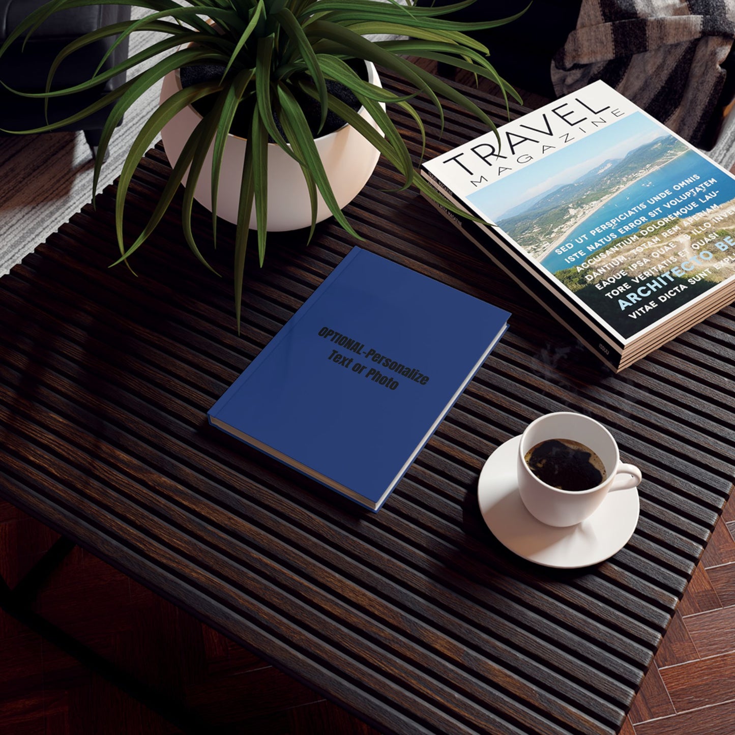 Make-It-Your Own (dark blue) | Personalized Hard Backed Journal
