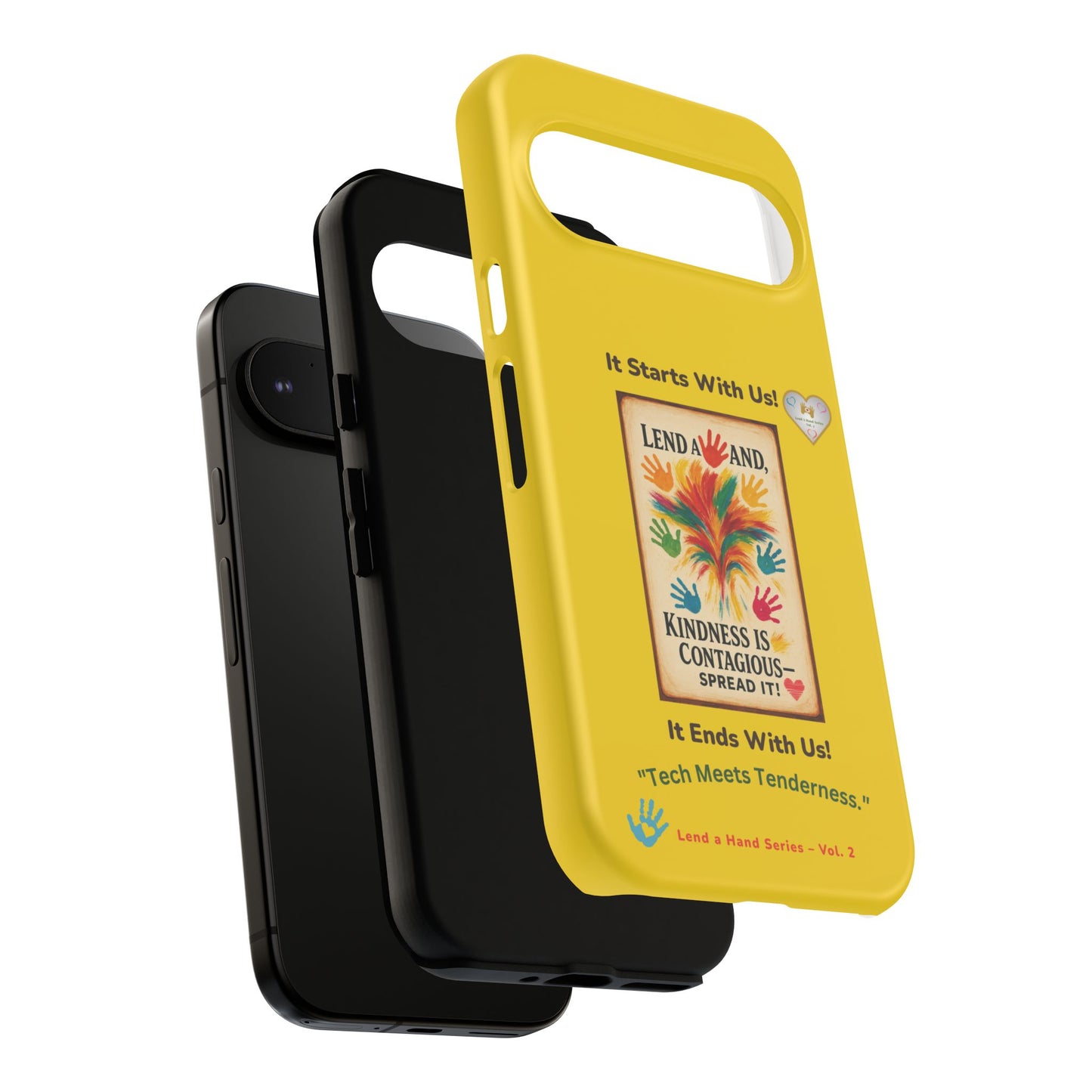 Lend a Hand, Lift a Heart - Phone Case Google Pixel Vol. 2 | "Tech Meets Tenderness."