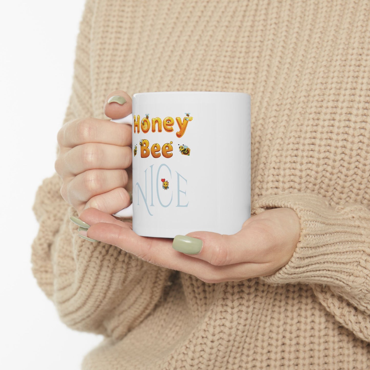 Honey Bee Nice (honey) - Ceramic Mug