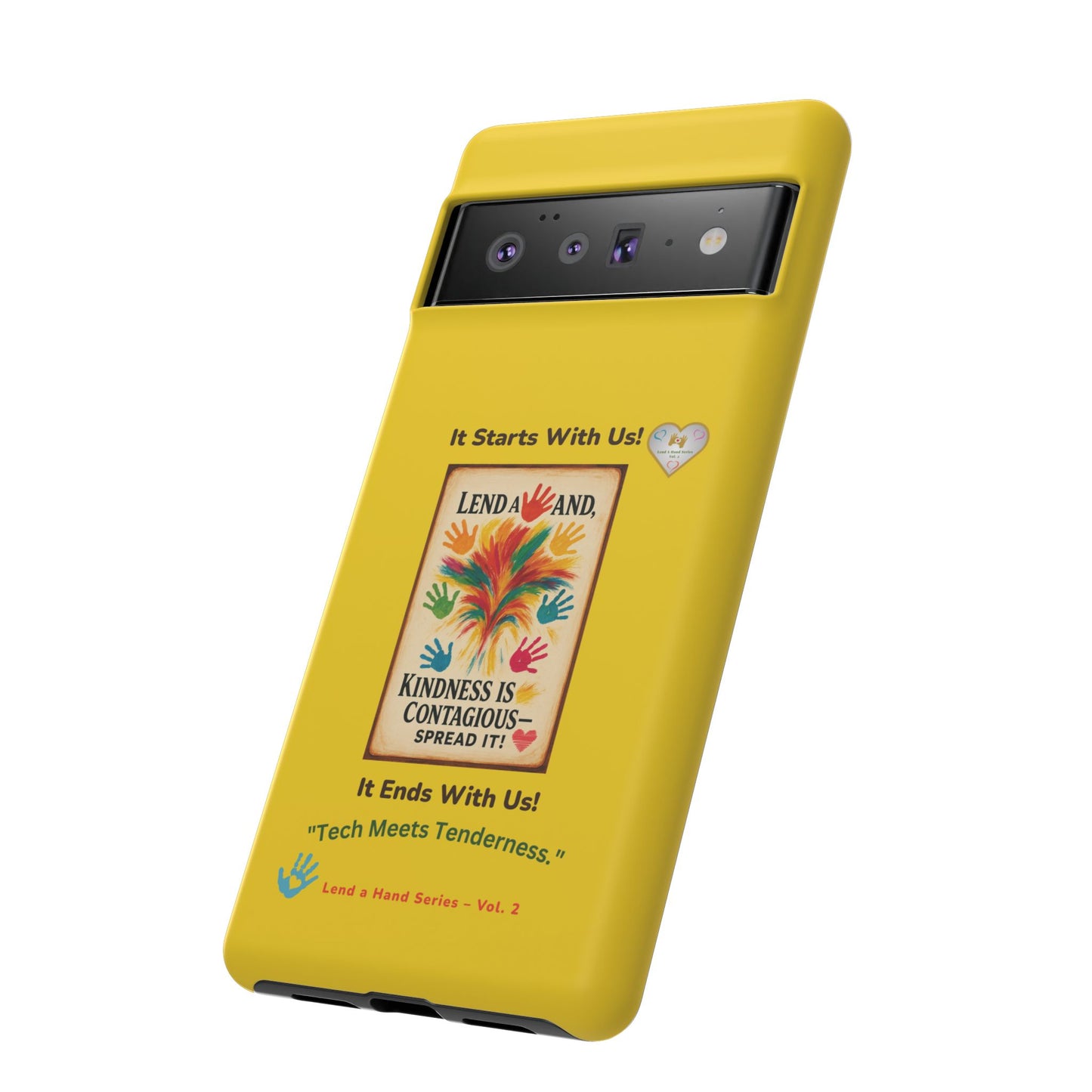 Lend a Hand, Lift a Heart - Phone Case Google Pixel Vol. 2 | "Tech Meets Tenderness."