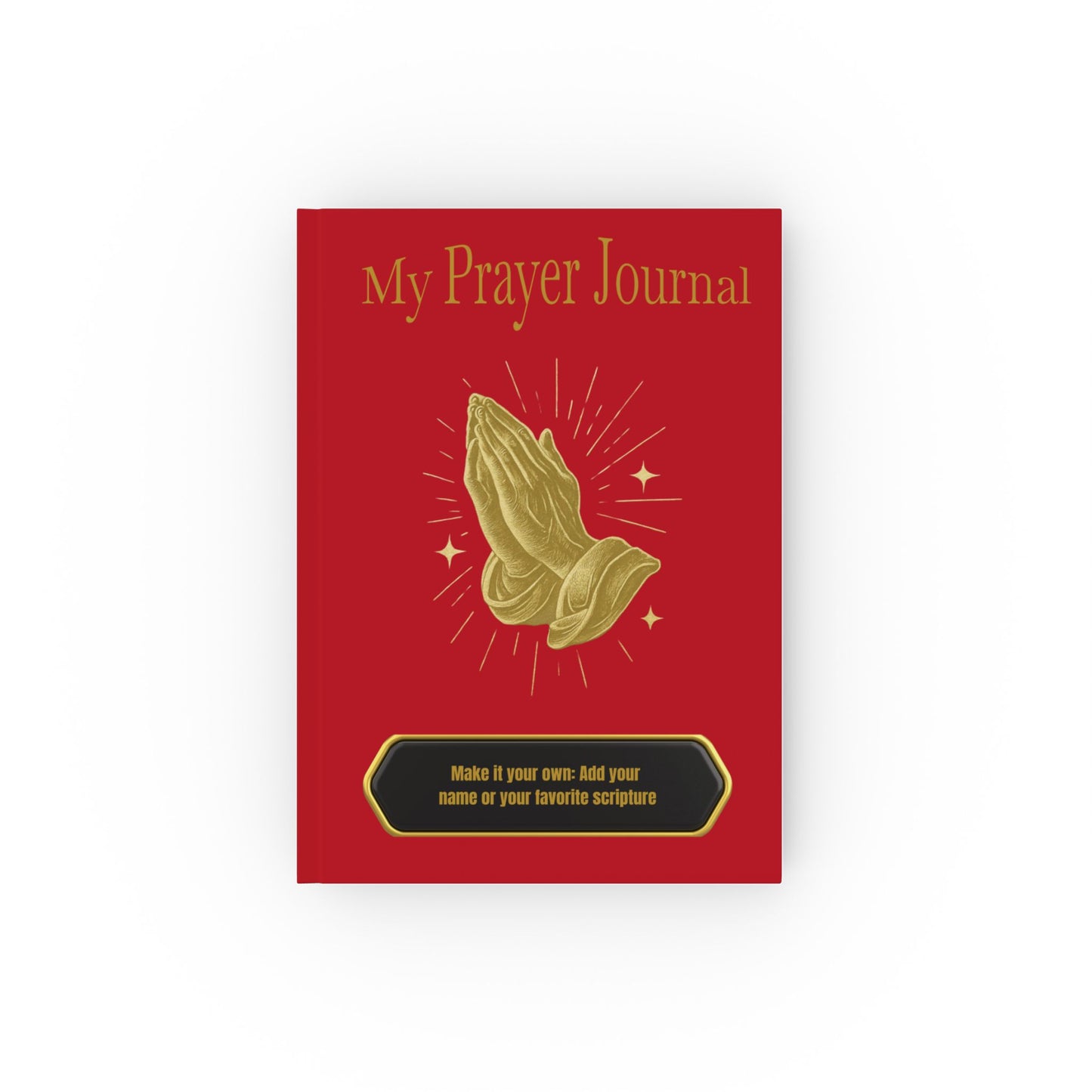 My Prayer Journal (dark red) | Inspirational Journal