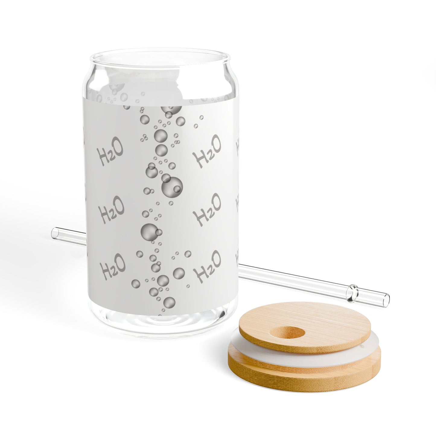 Water Drops, H2O - Sipper Glass - 16oz