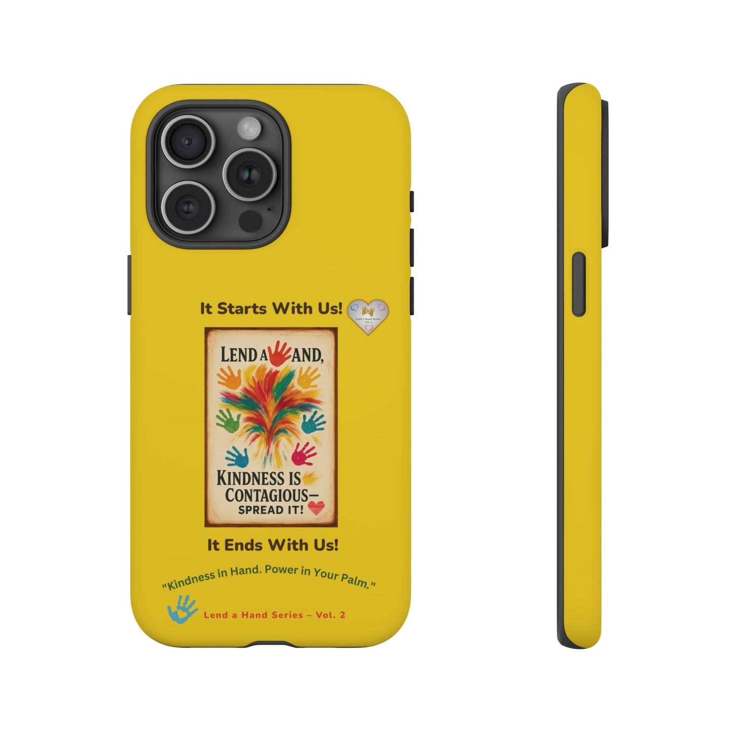 Lend a Hand, Lift a Heart - Phone Case iPhone Vol. 2 | "Kindness in Hand. Power in Your Palm."