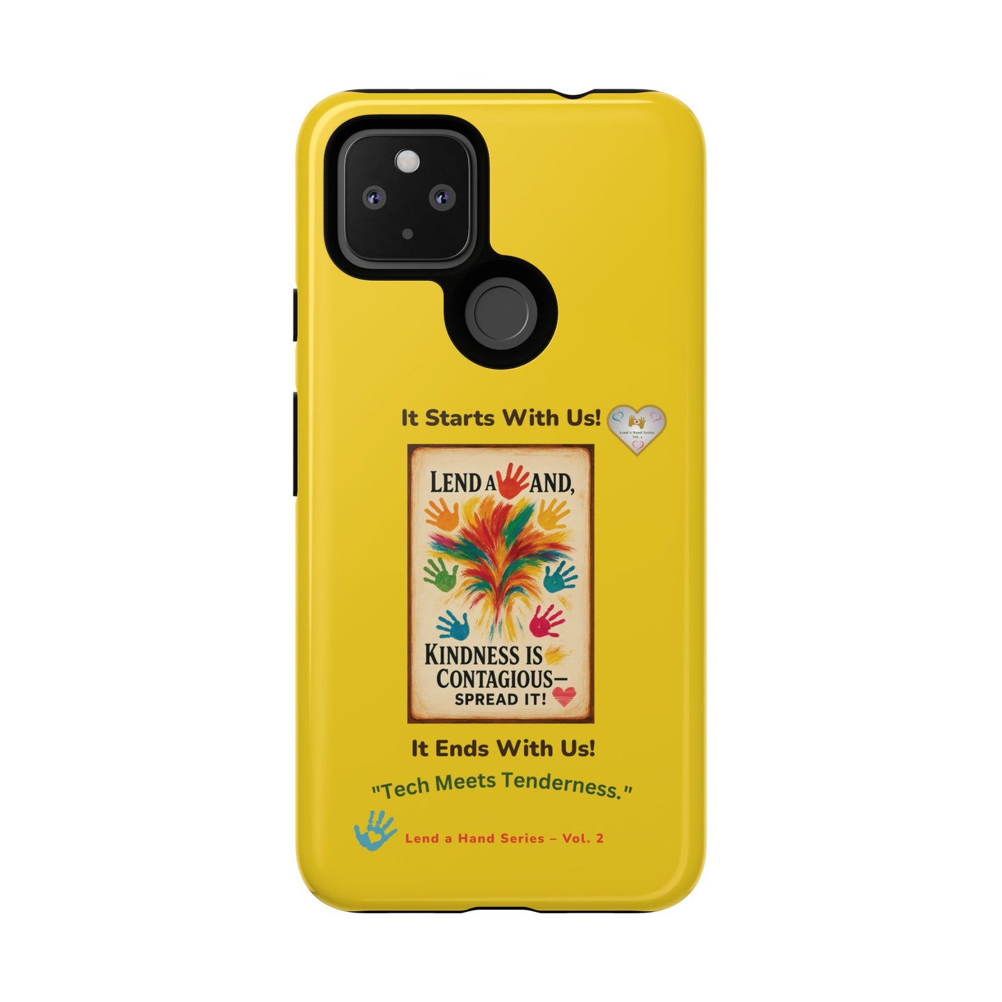 Lend a Hand, Lift a Heart - Phone Case Google Pixel Vol. 2 | "Tech Meets Tenderness."