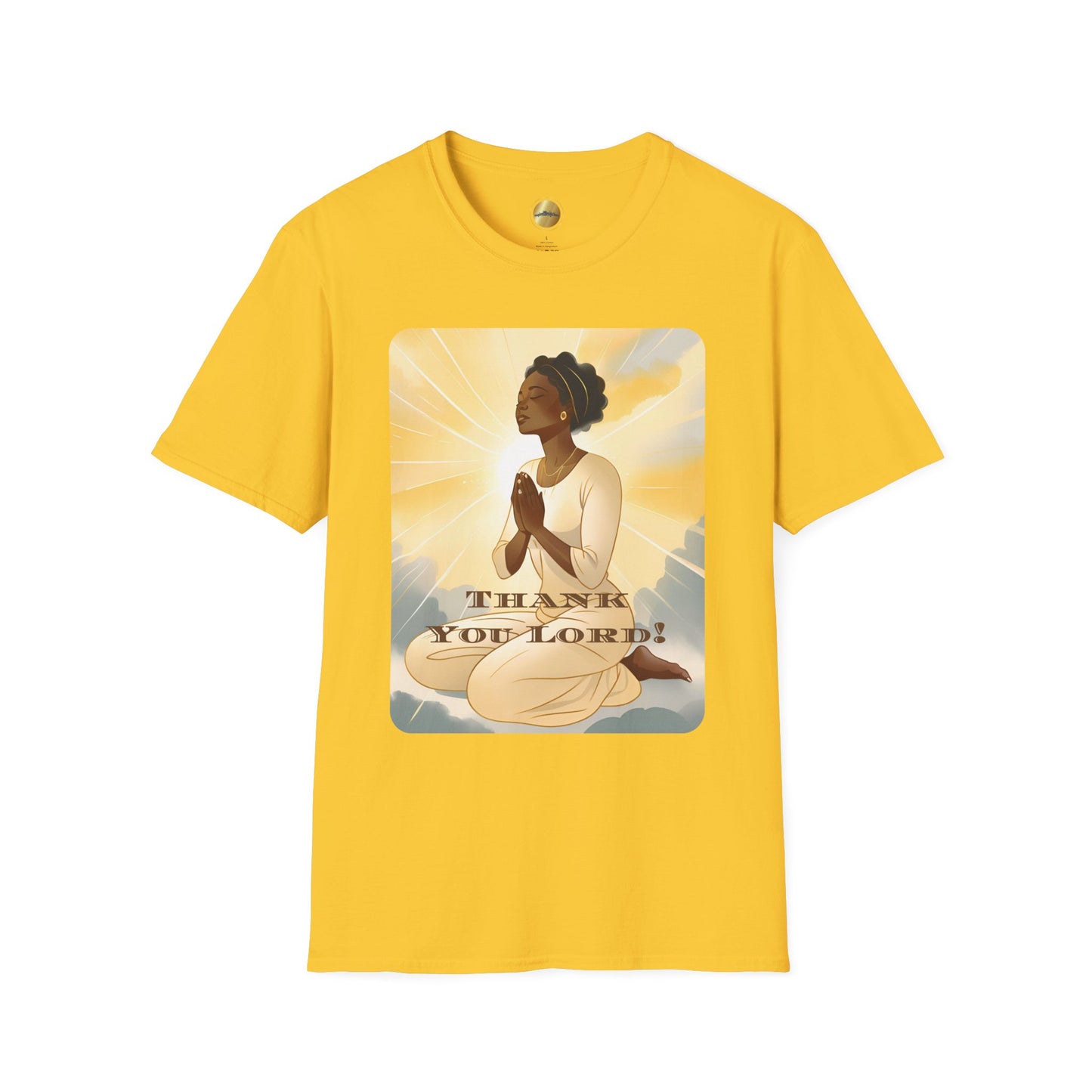 Thank You Lord - Unisex Softstyle T-Shirt - Inspirational Prayer Tee