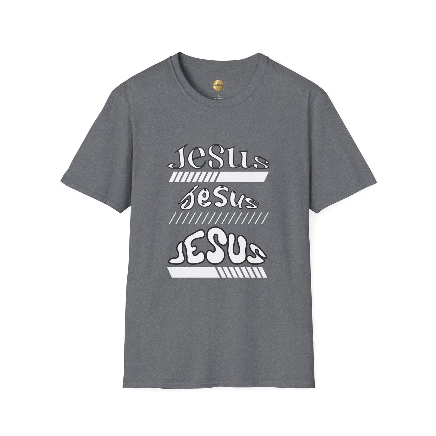 Jesus, Jesus, Jesus - 100% Cotton, Lightweight Fabric, Classic Fit, Crew Neckline