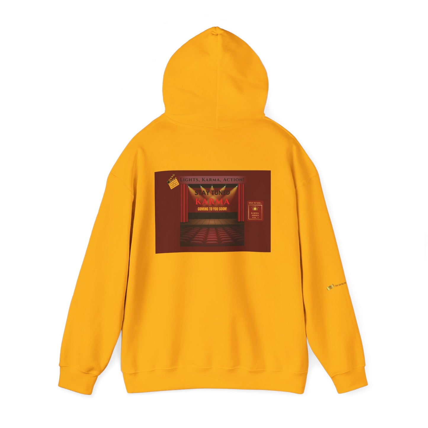 Stay Tuned - Lights, Karma, Action! Vol. 1 | Hoodie (gold, white)