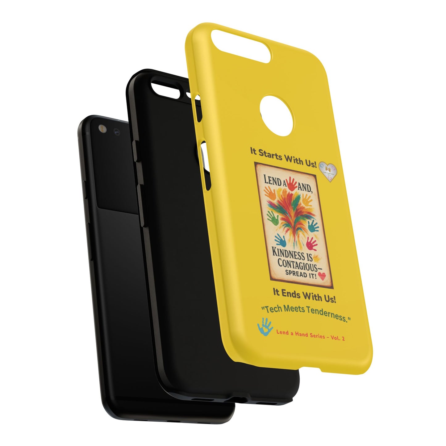 Lend a Hand, Lift a Heart - Phone Case Google Pixel Vol. 2 | "Tech Meets Tenderness."