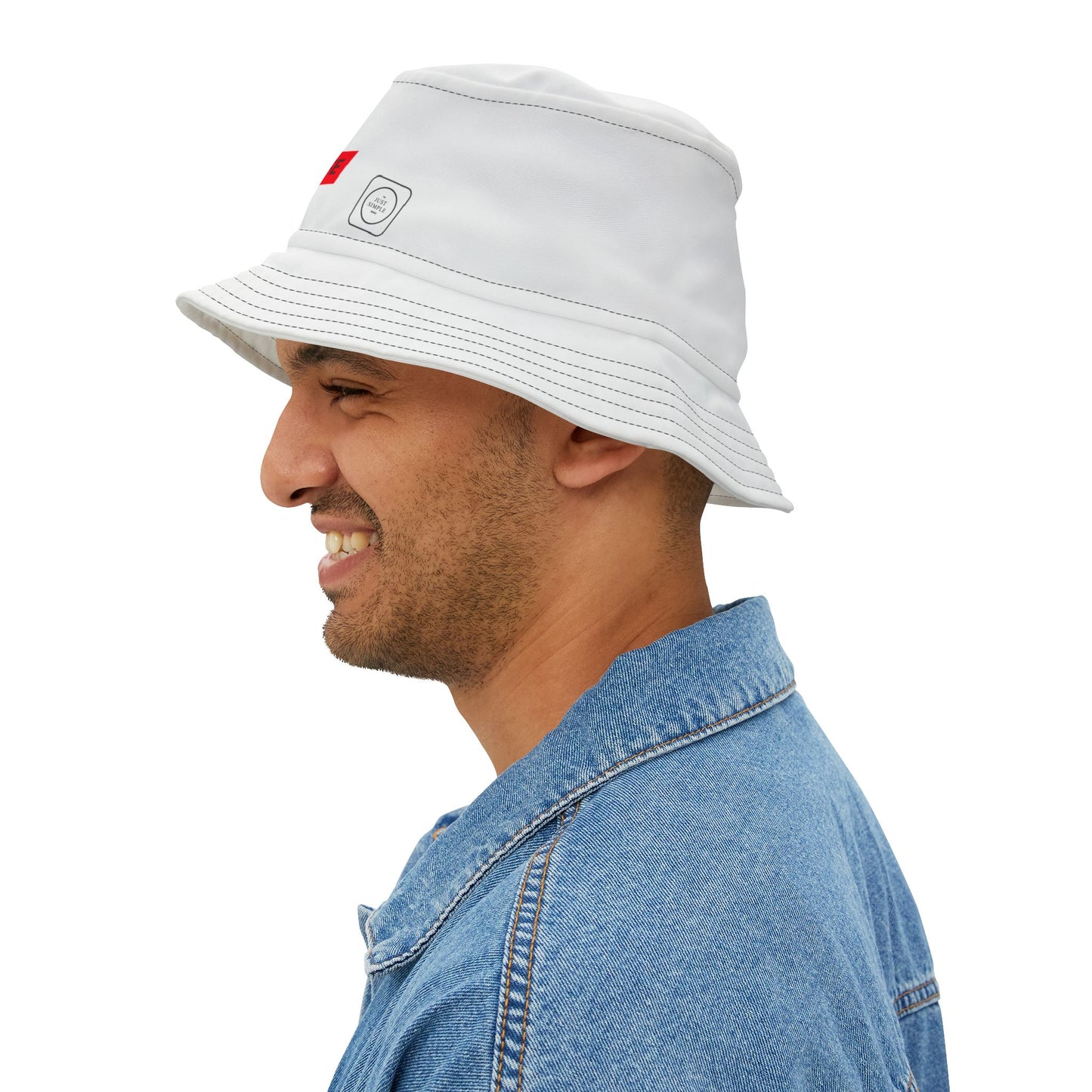 Love Life | Unisex Bucket Hat (white) | The Just Simple Series