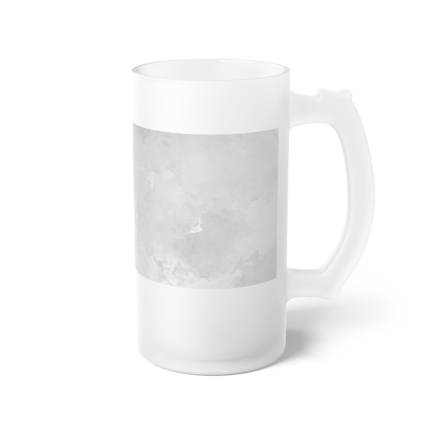 Personalize - Chic Frosted Glass Beer Mug