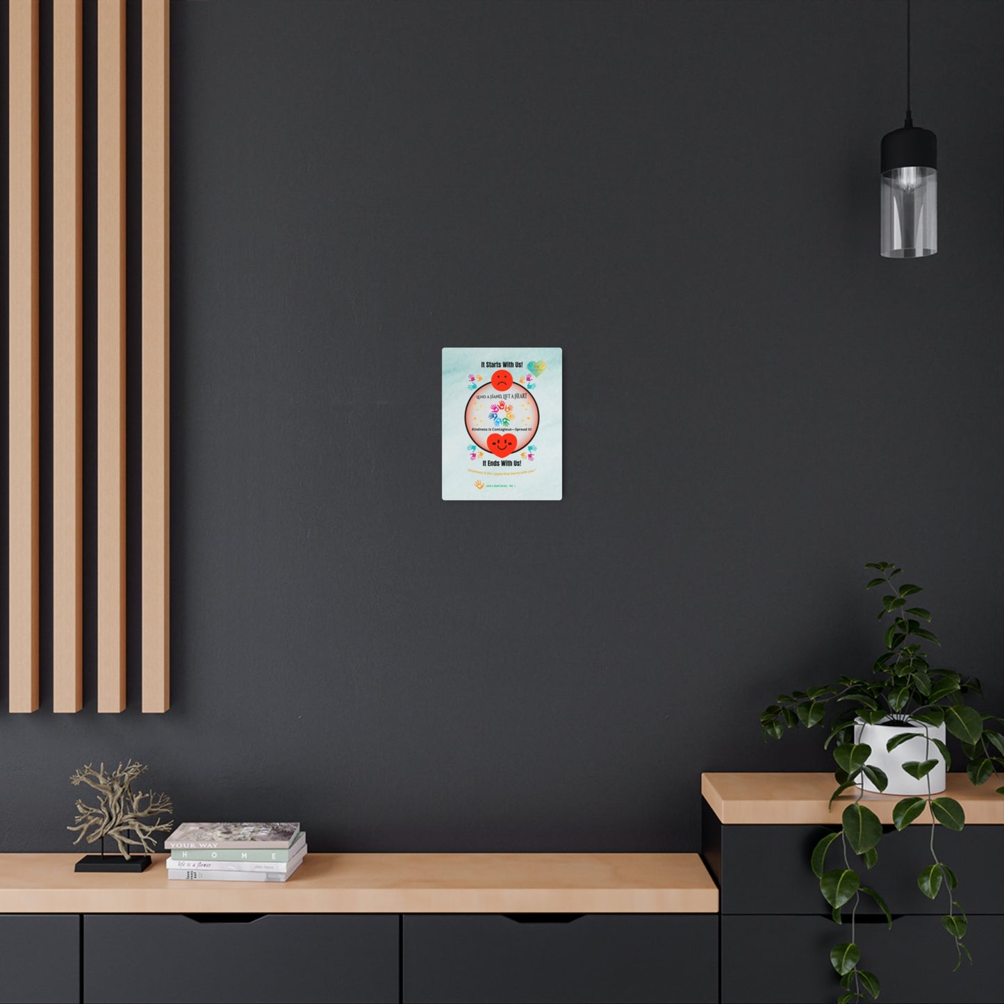 Lend a Hand, Lift a Heart - Metal Art Sign (Indoor) Vol. 1 |"Kindness is the ripple that starts with you."