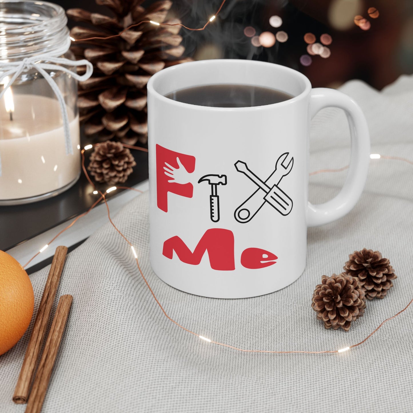 Fix Me (red) - Ceramic Mug