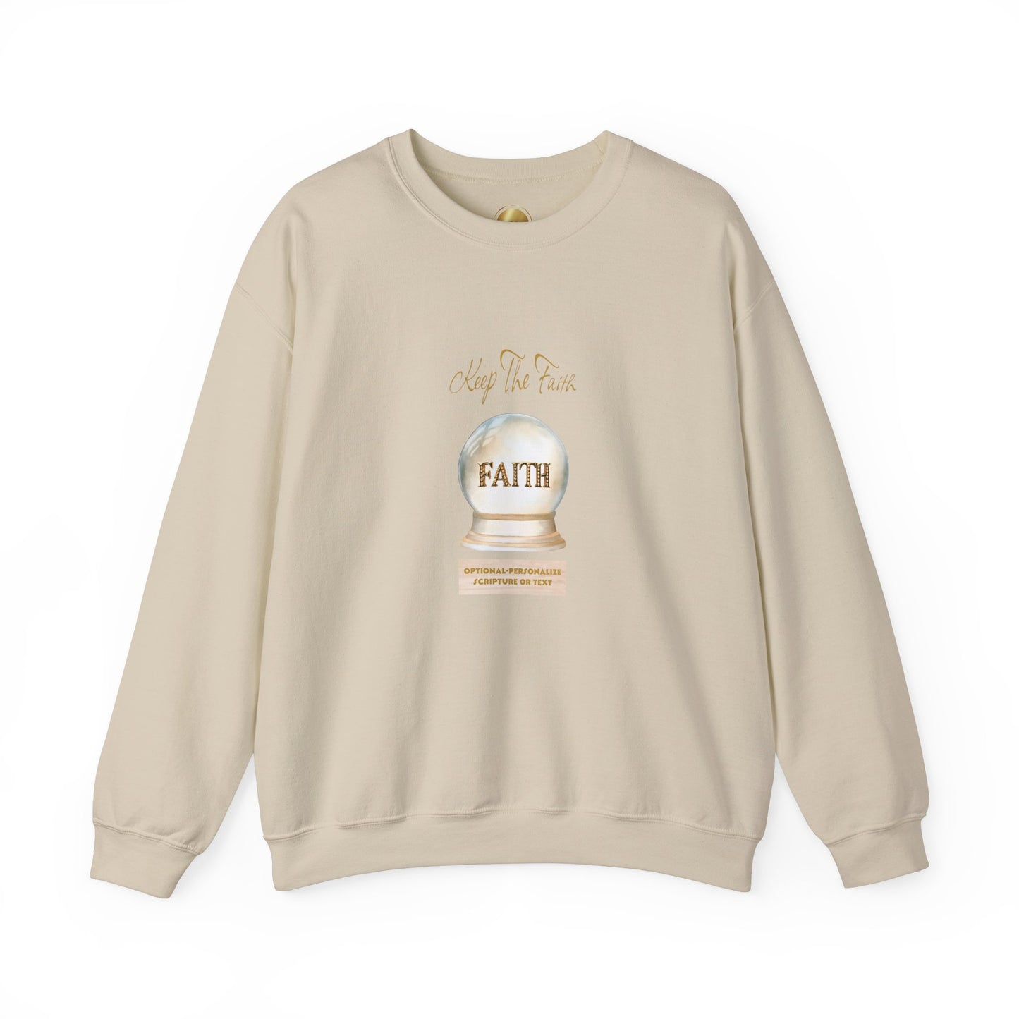 Keep The Faith - Cozy Unisex Heavy Blend™ Crewneck Sweatshirt