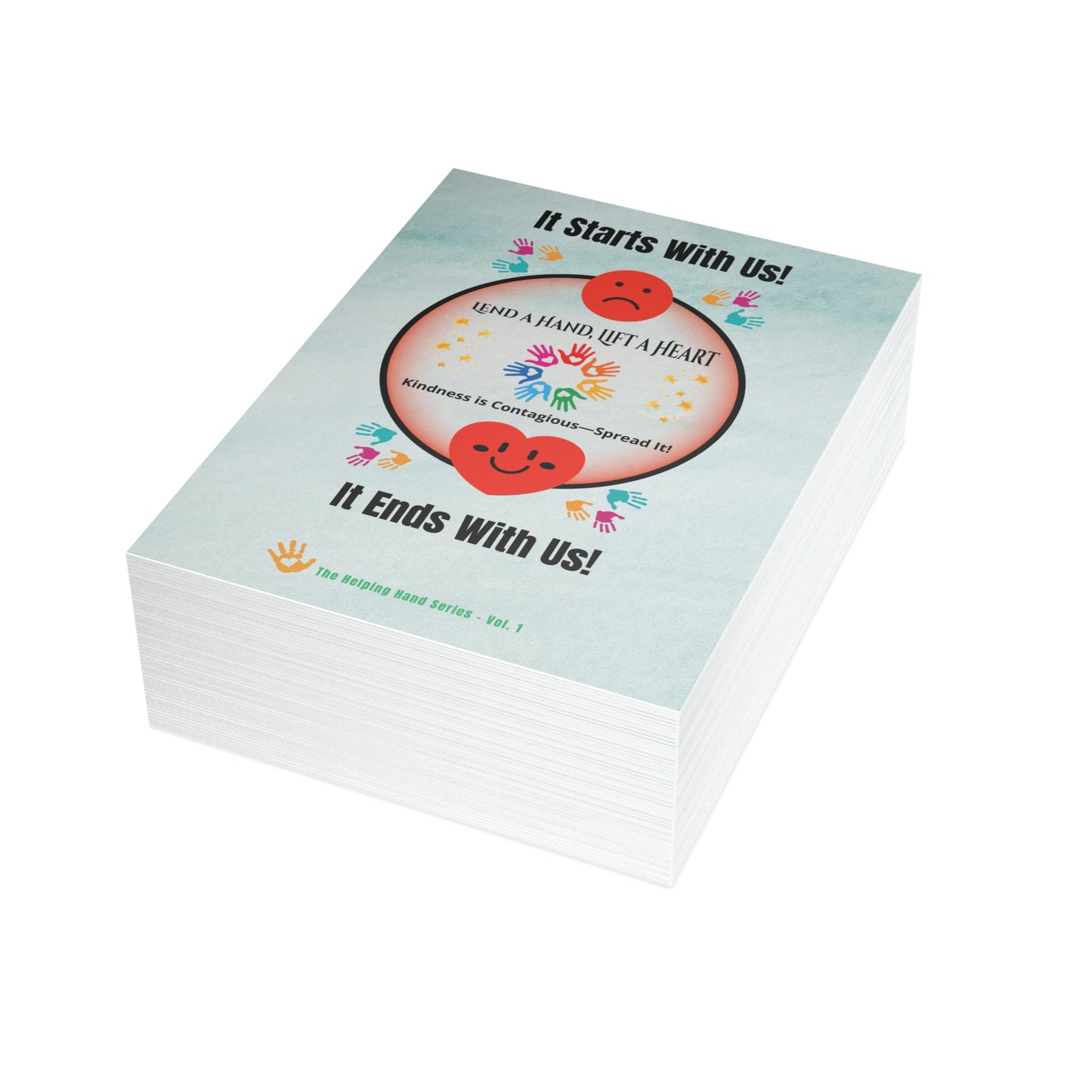 Lend a Hand, Lift a Heart Vol. 1 | Postcards - Vertical