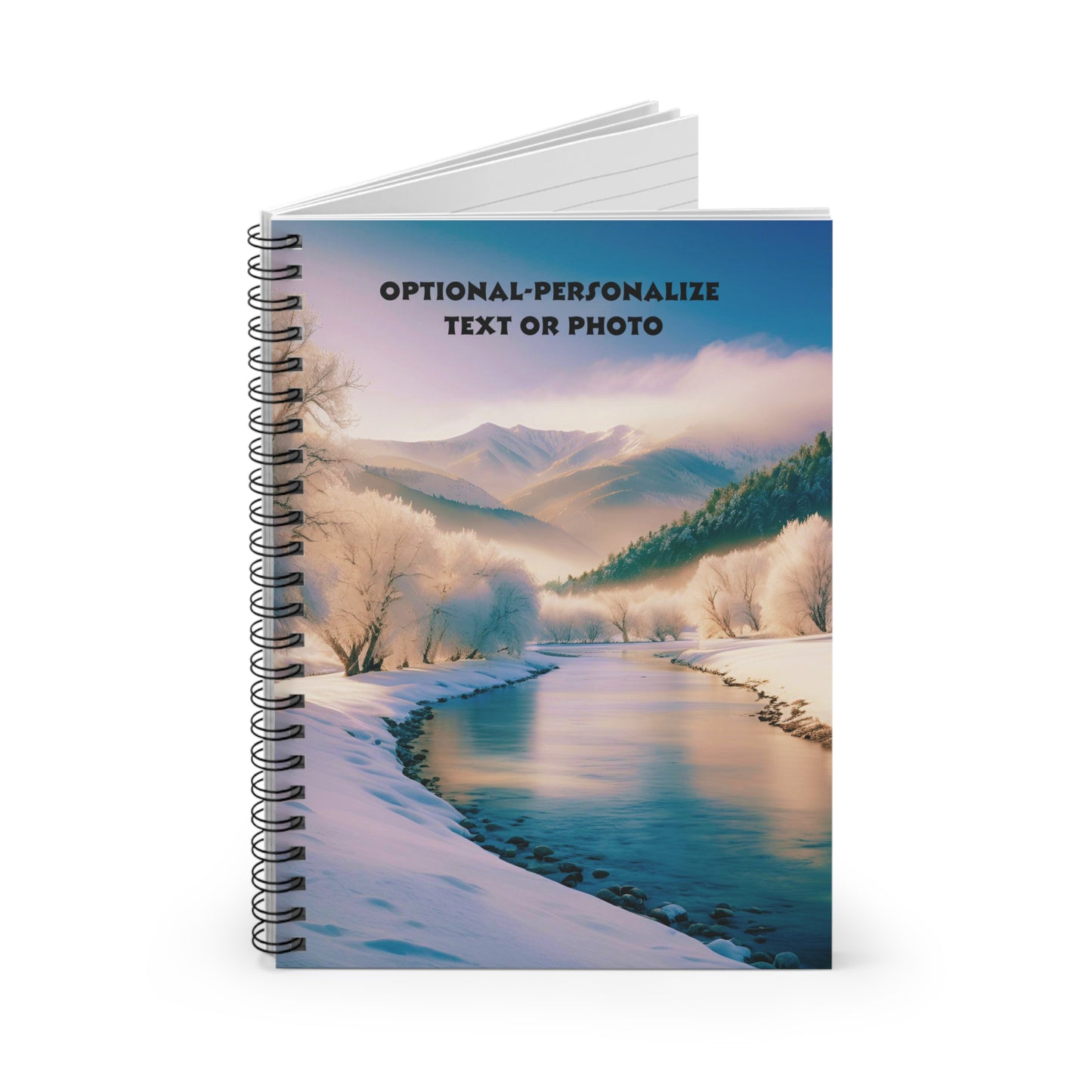 Sunny Winter - Personalized Spiral Notebook