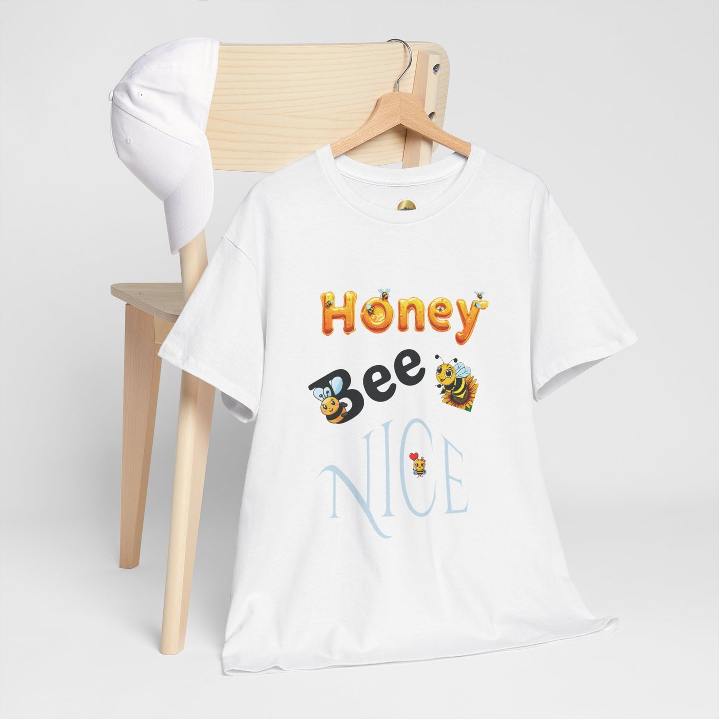 Honey Bee Nice - Heavy Cotton Tee