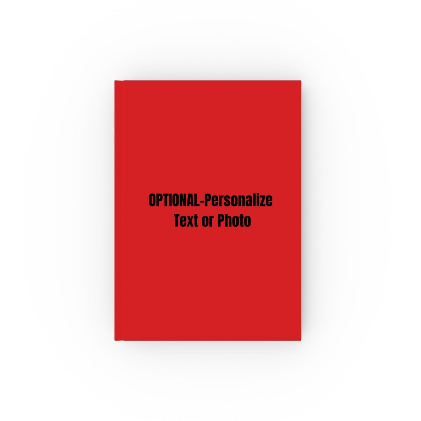 Make-It-Your Own (red) | Personalized Hard Backed Journal