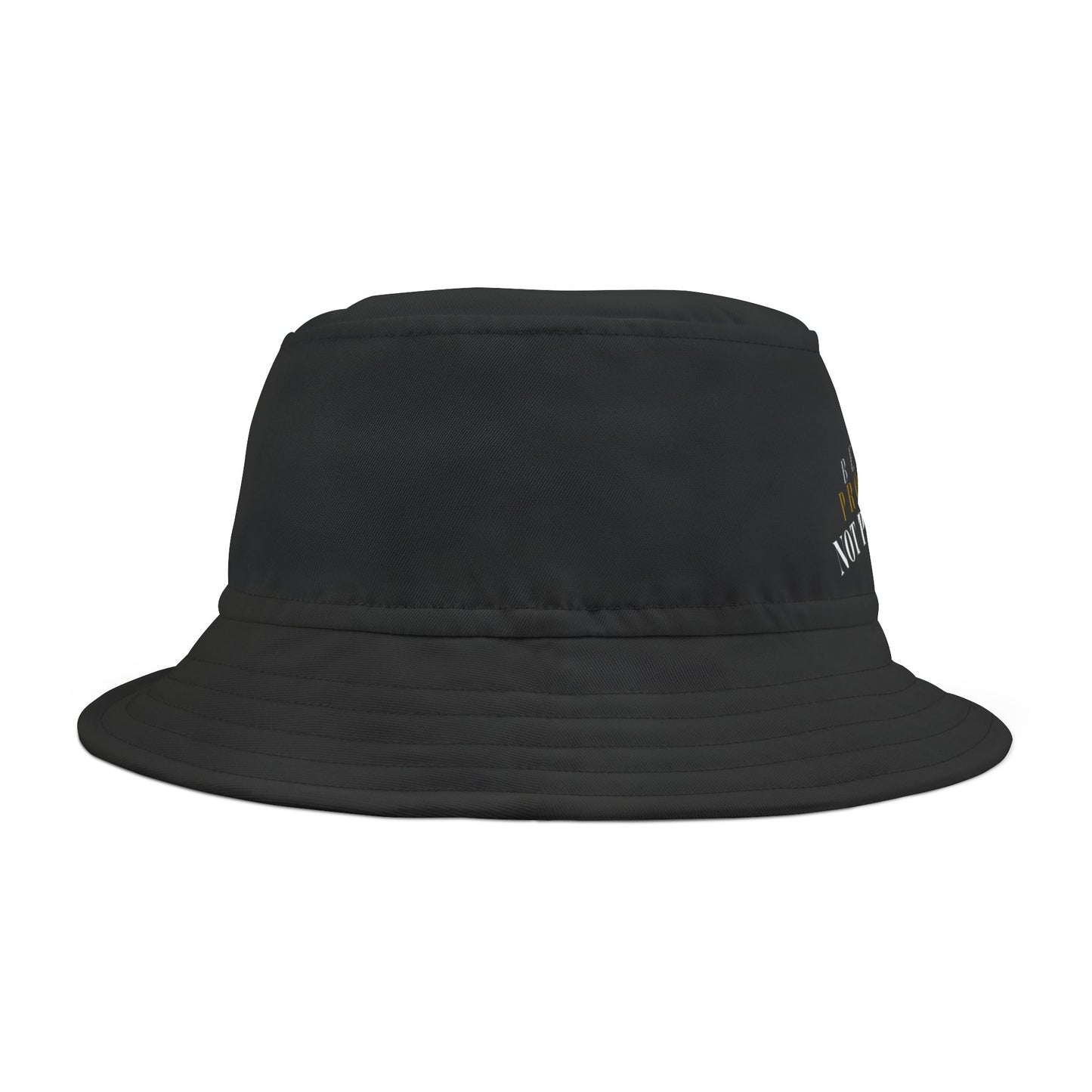 Believe, Progress, Not Perfection | Unisex Bucket Hat (black) | The Just Simple Series