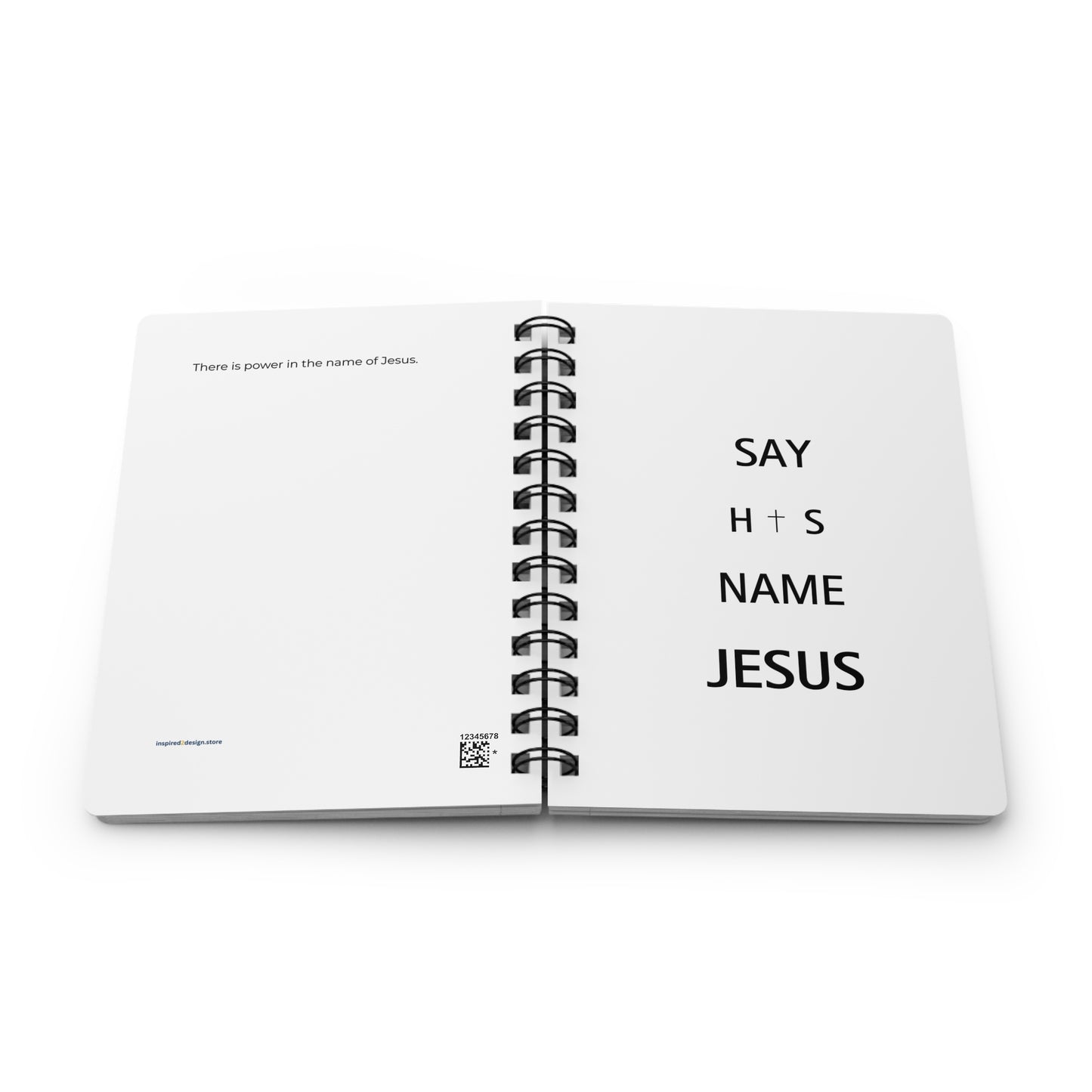 Say His Name Spiral Journal | Bold Faith Reflection