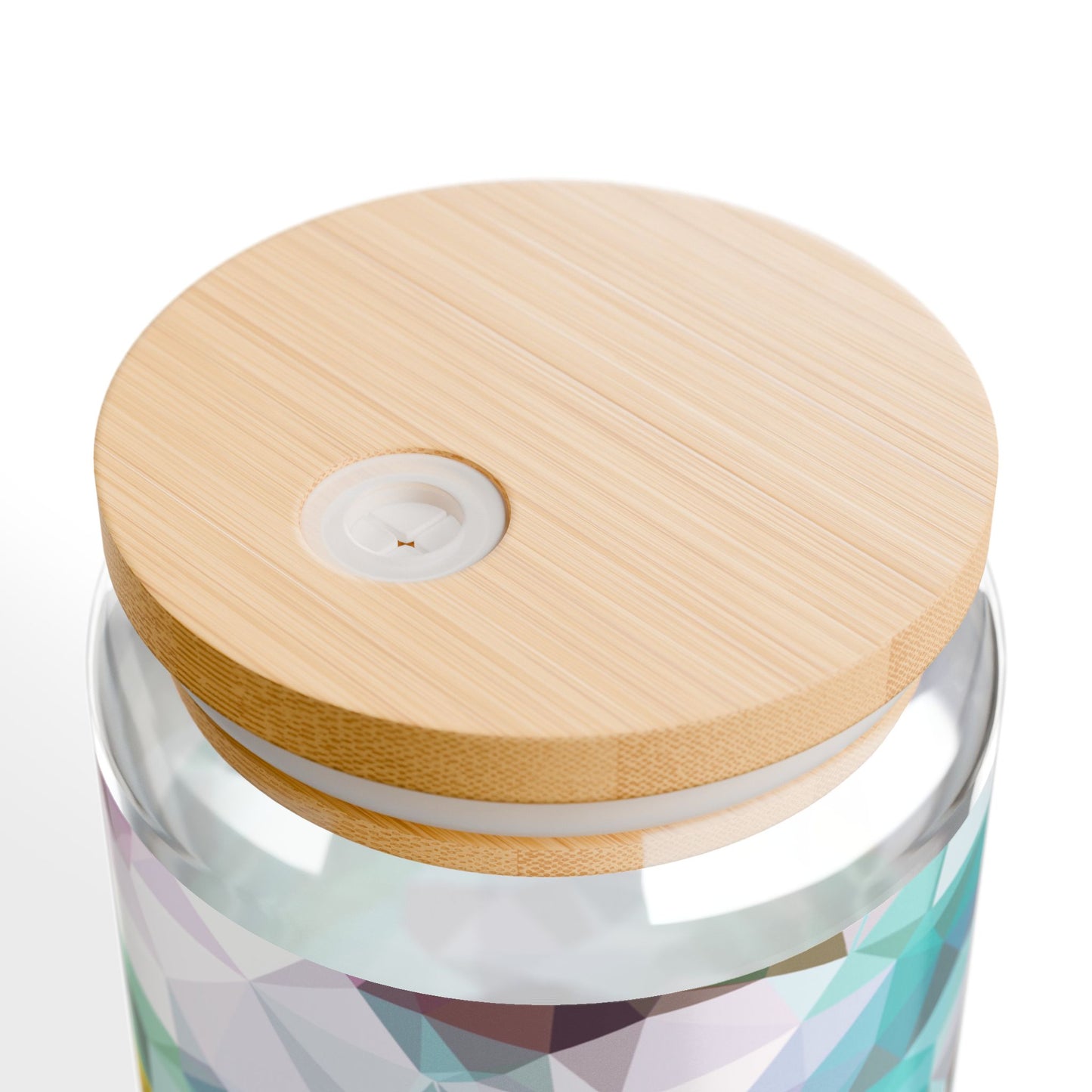 Peace Amarilla - Sipper Glass 16oz, Eco-Friendly Drinkware