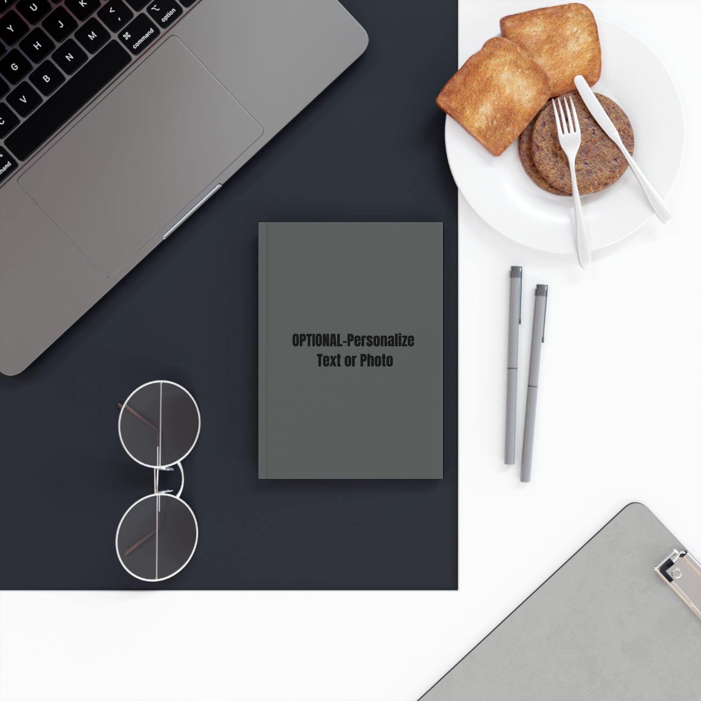Make-It-Your Own (dark grey) | Personalized Hard Backed Journal